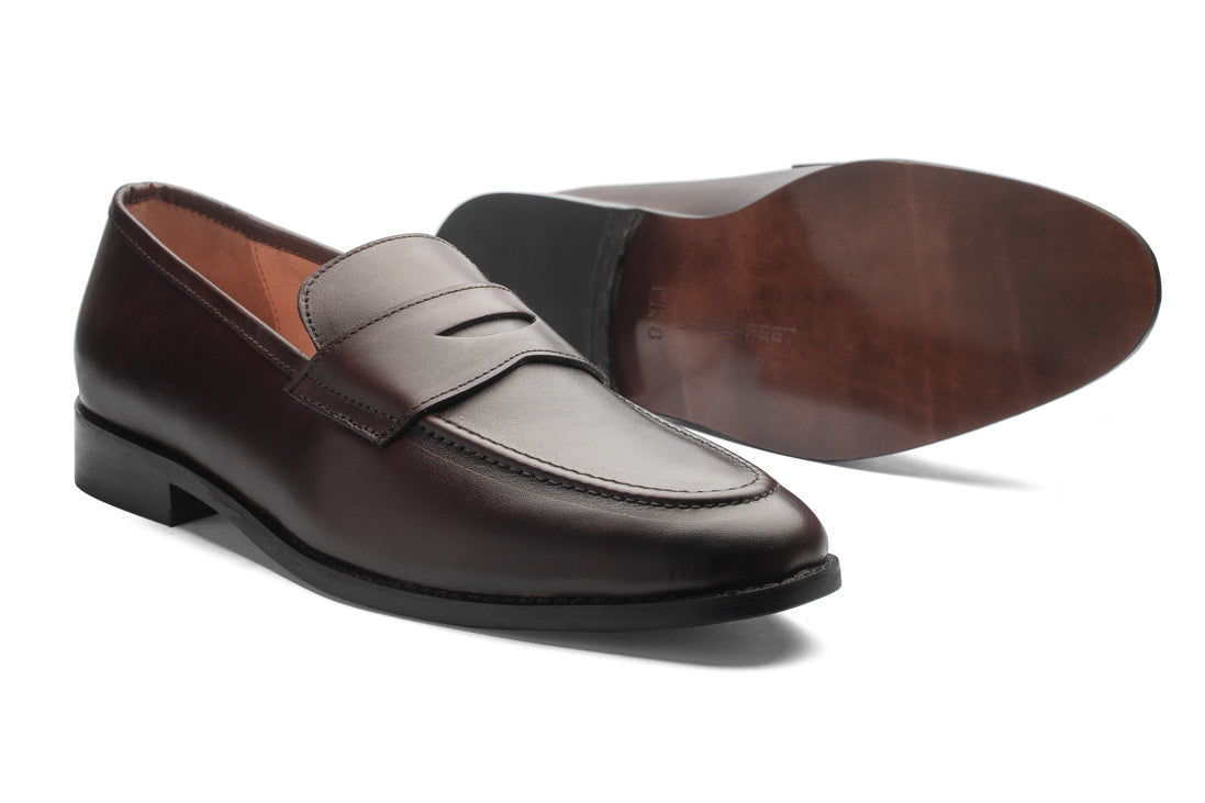 Penny Loafers - Brown - Dapperfeet