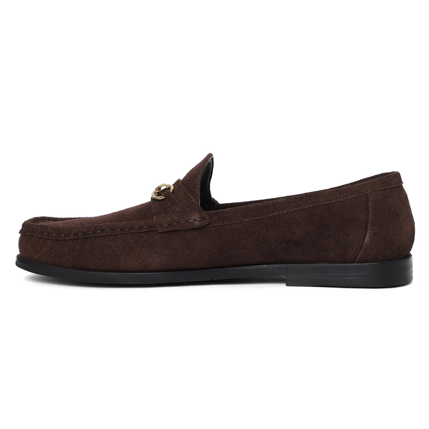 Stanley Suede Horsebit Mocassins - Brown