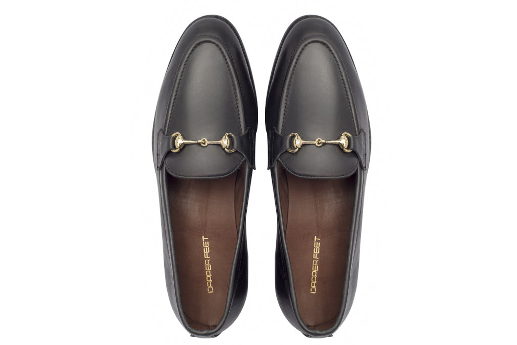 Charma Buckle Loafers – Black - Dapperfeet