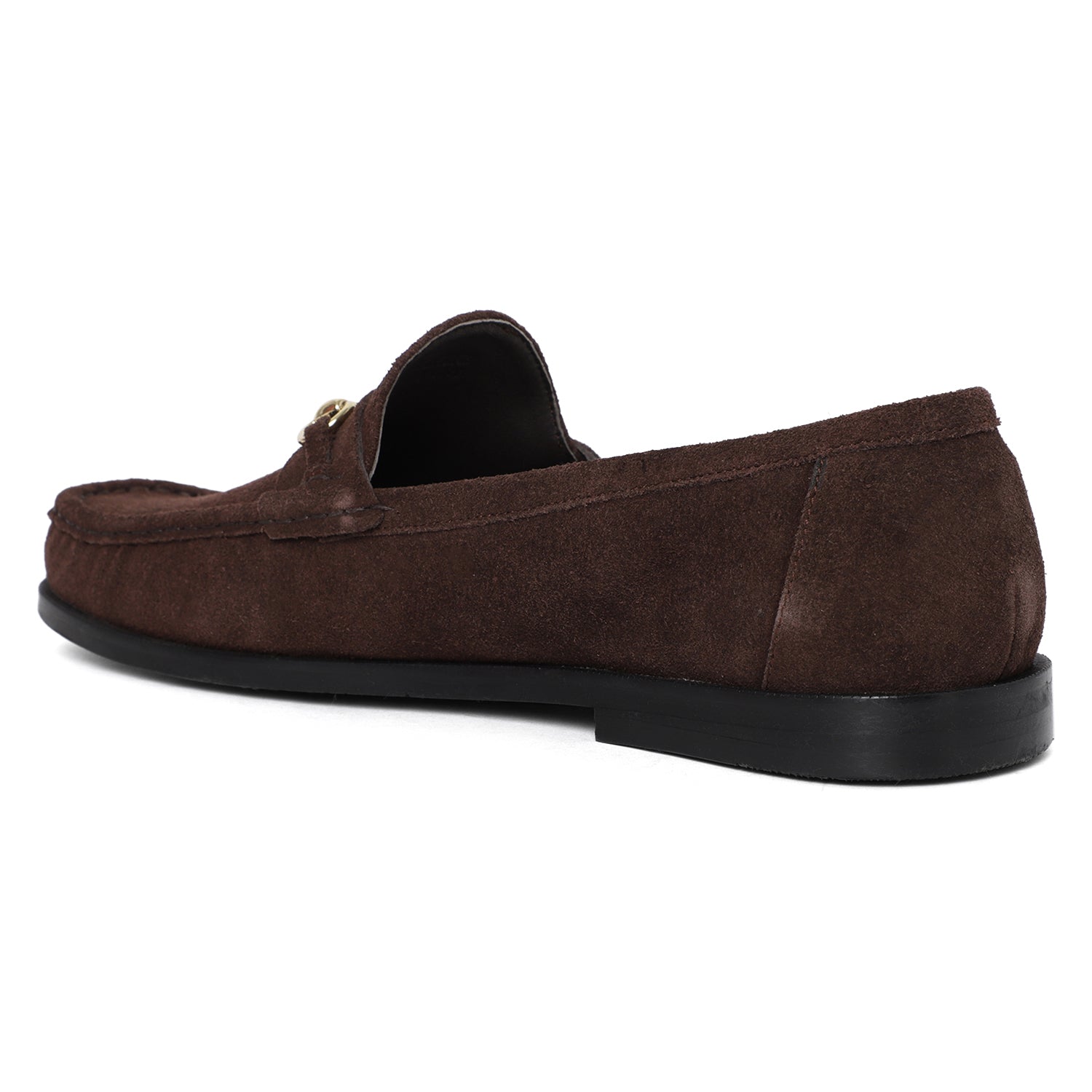 Stanley Suede Horsebit Mocassins - Brown