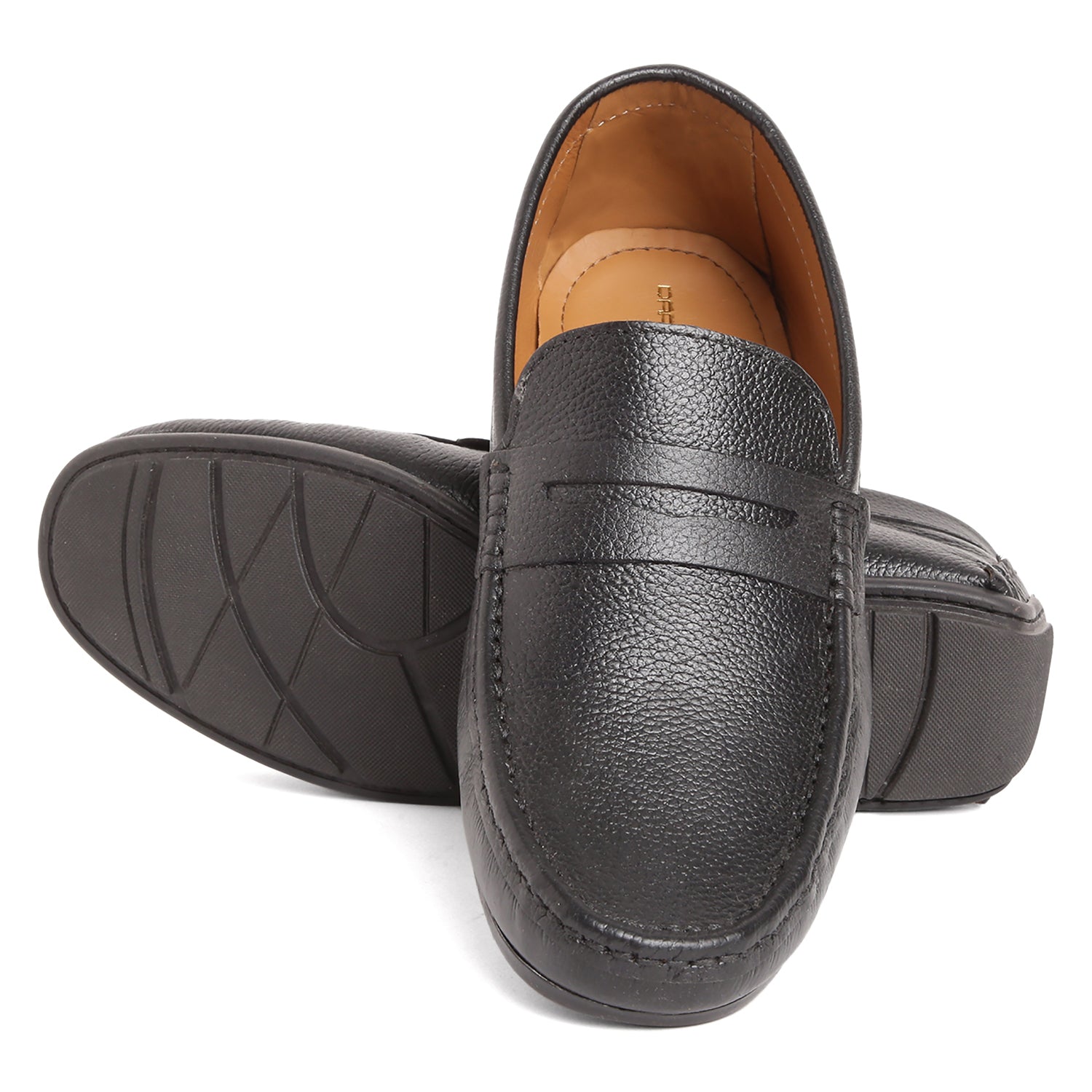 Mild Leather Driving Shoe - Black