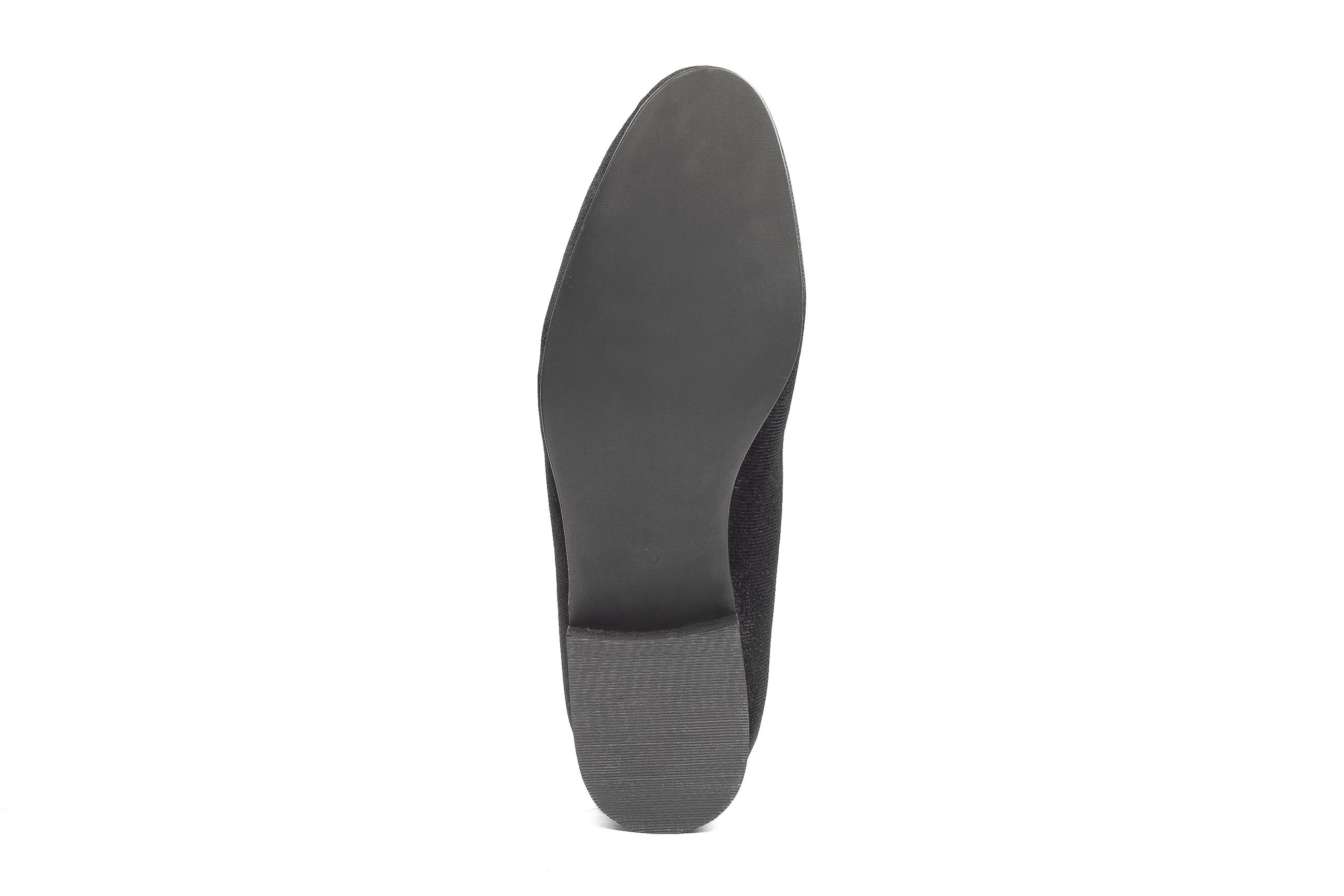 King Bee Zardozi Slipons - Black - Dapperfeet