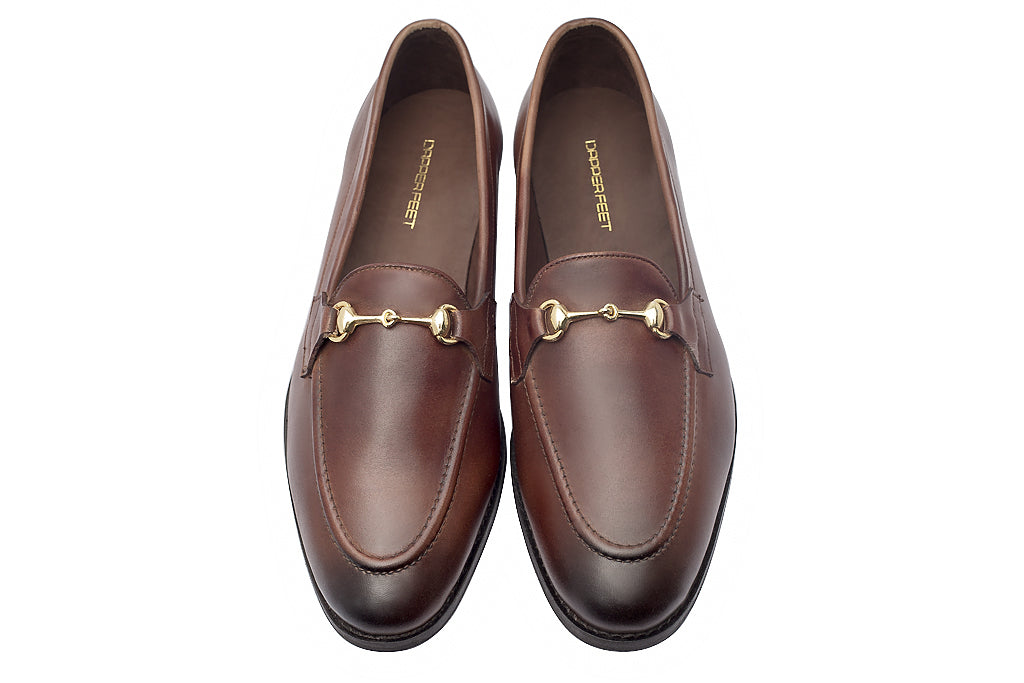 Charma Buckle Loafers – Brown - Dapperfeet