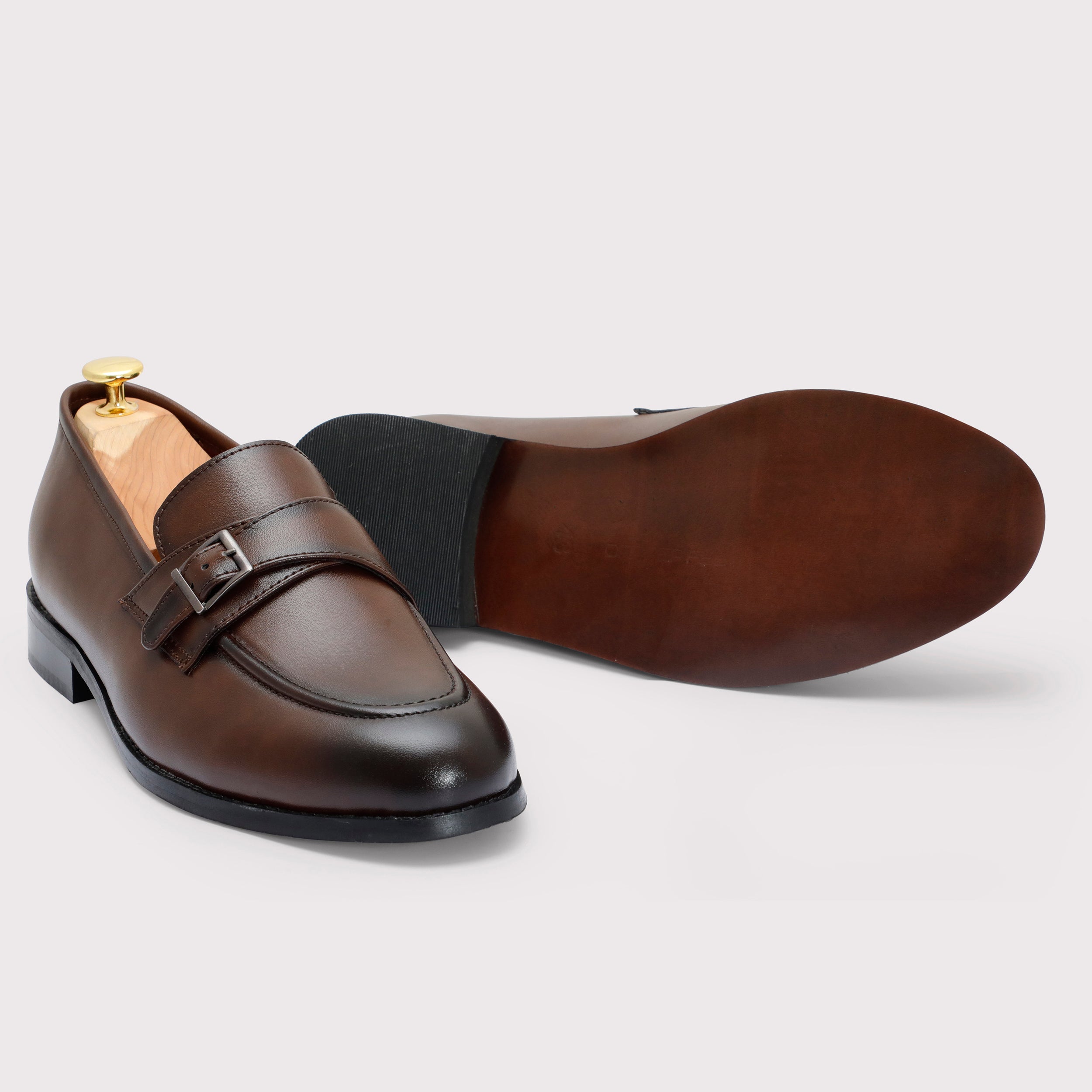 Macan Single Monks - Brown - Dapperfeet