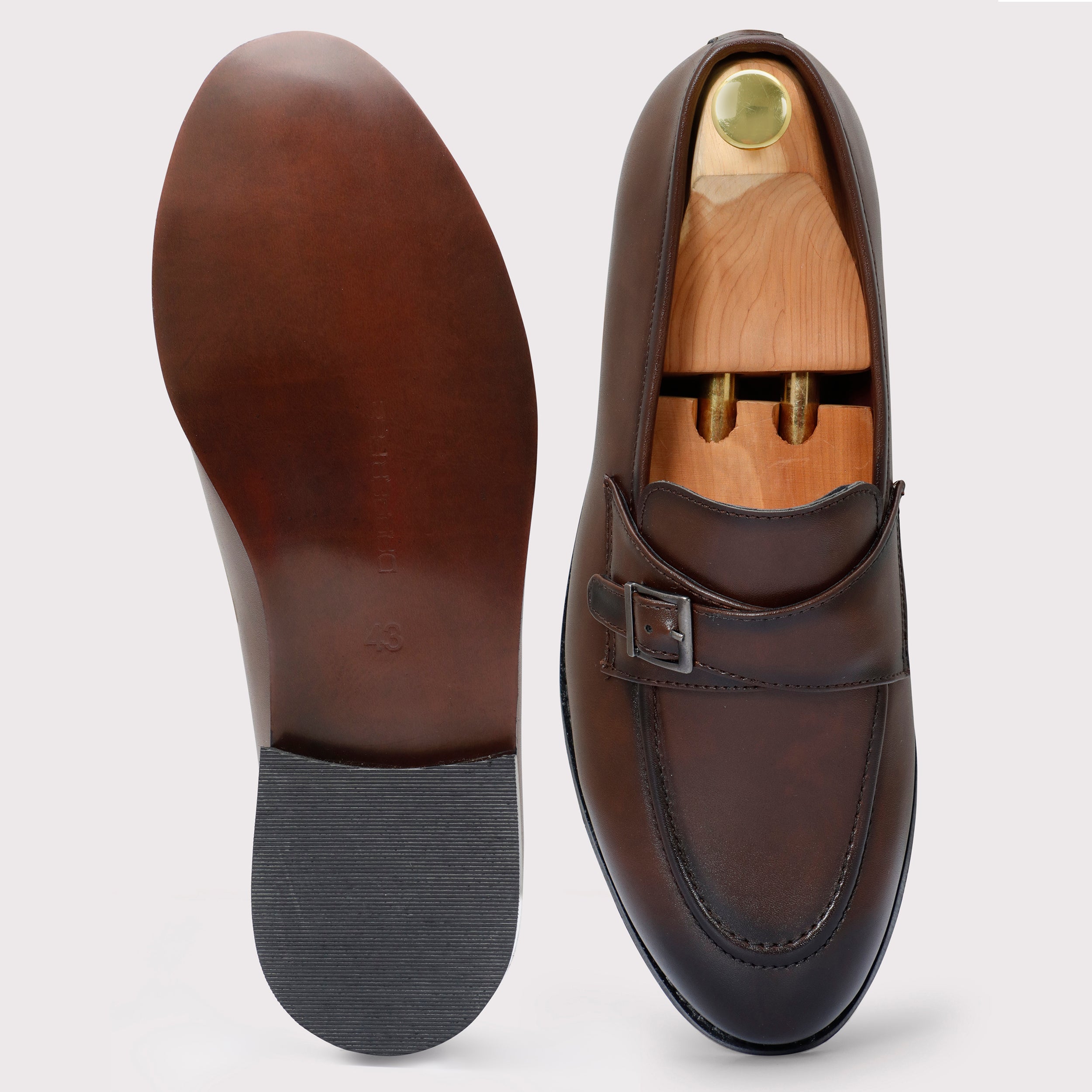 Macan Single Monks - Brown - Dapperfeet