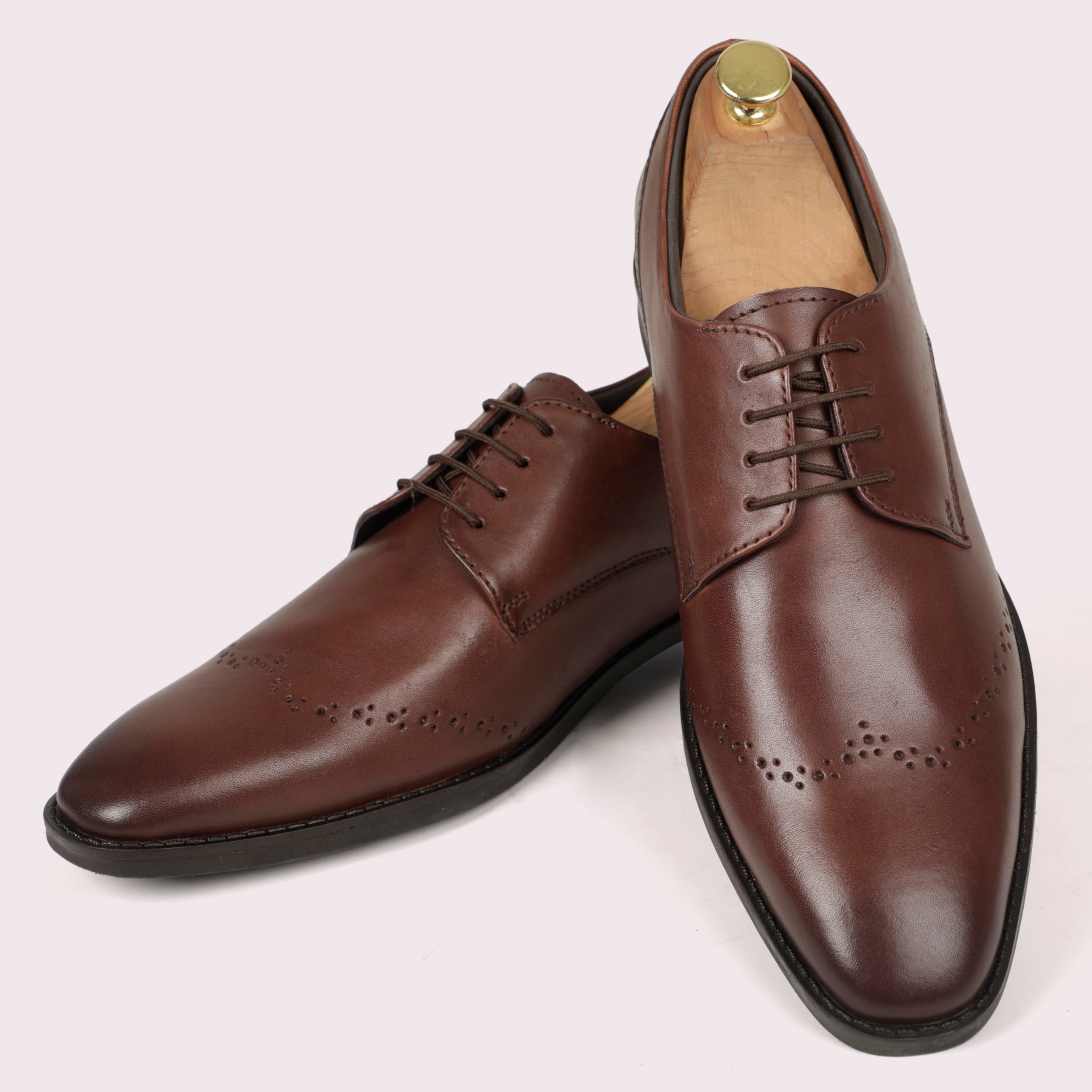 Rossy WingBrogued Derby - Brown
