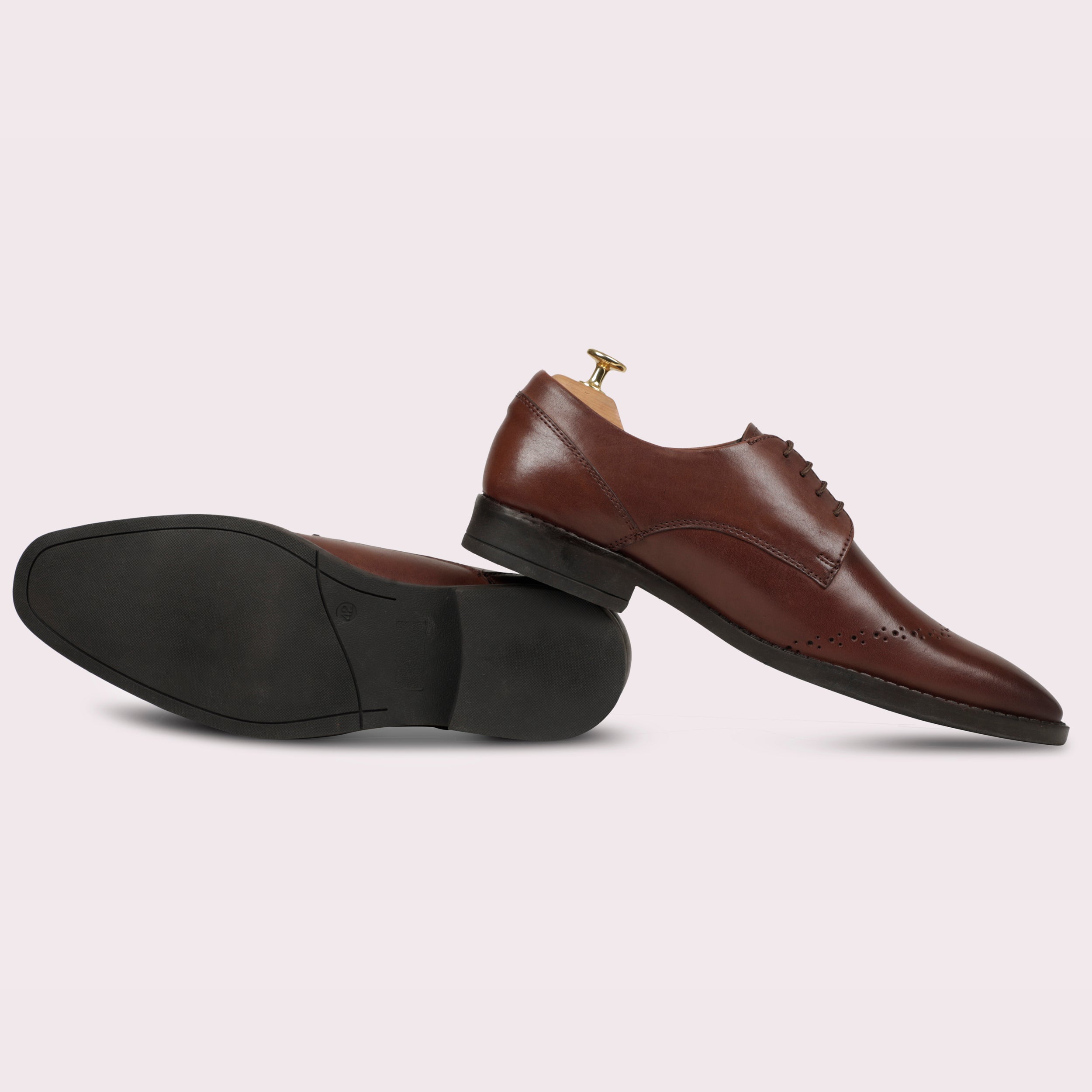 Rossy WingBrogued Derby - Brown