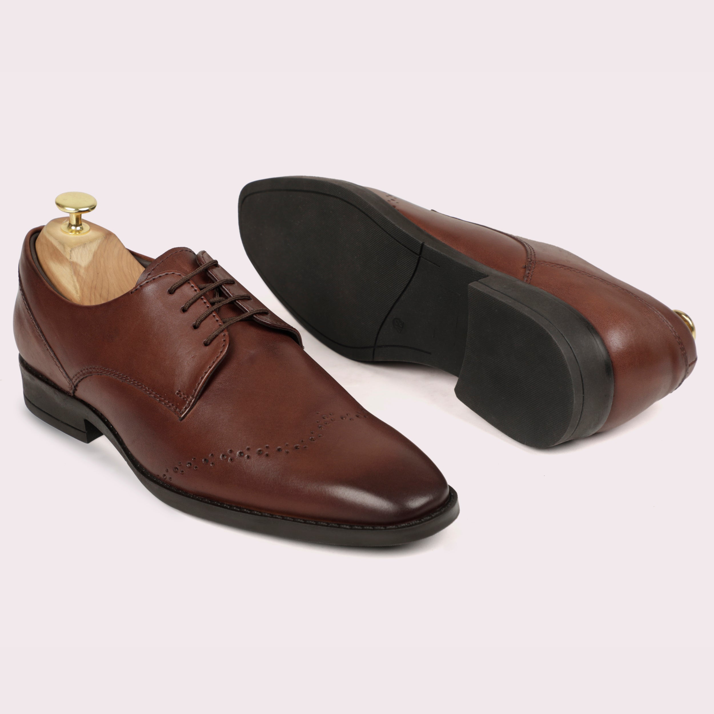Rossy WingBrogued Derby - Brown