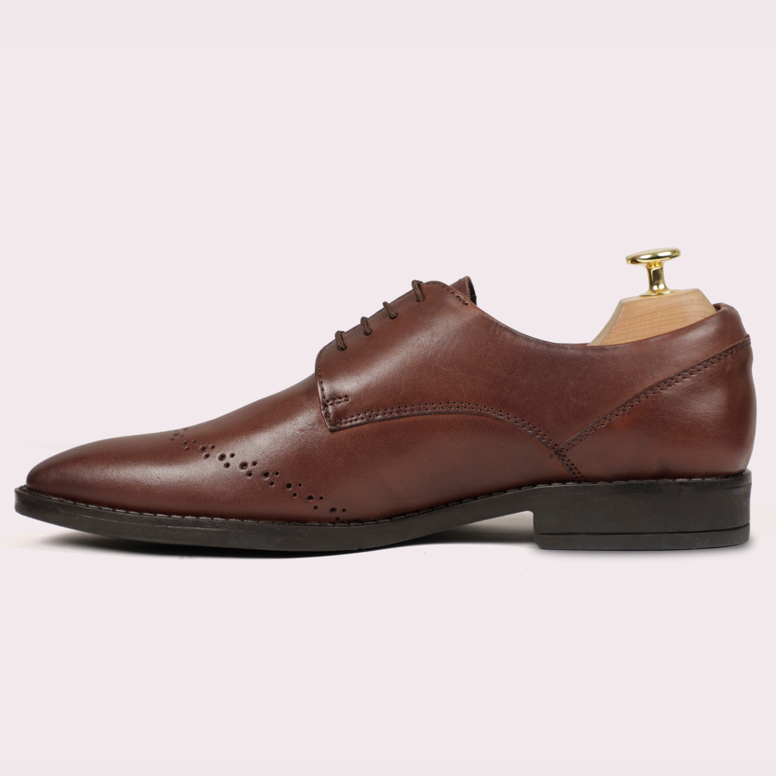 Rossy WingBrogued Derby - Brown