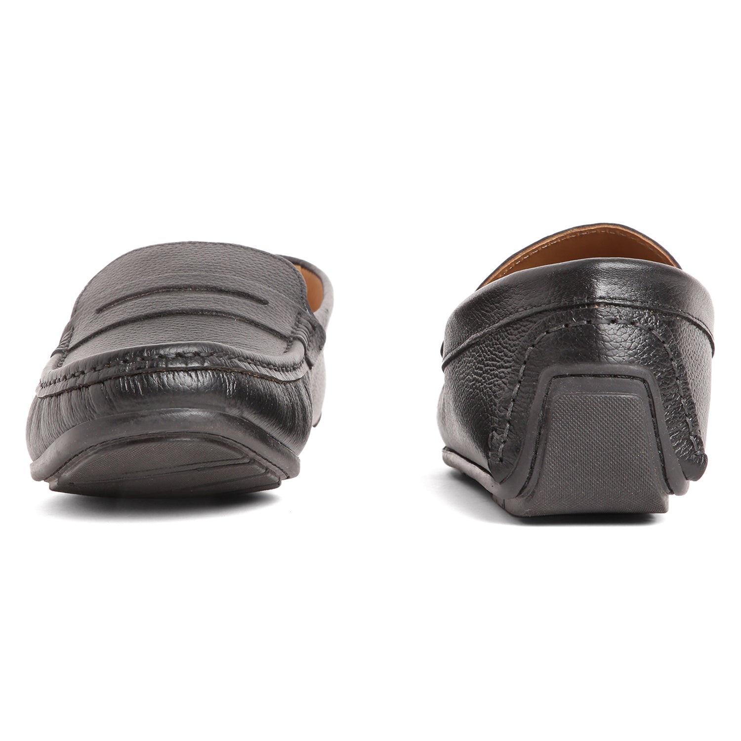 Mild Leather Driving Shoe - Black