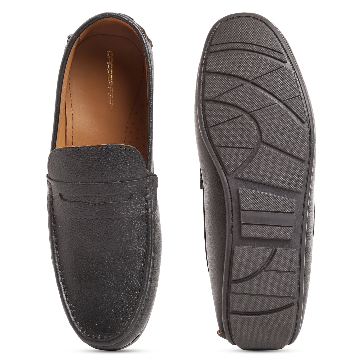 Mild Leather Driving Shoe - Black