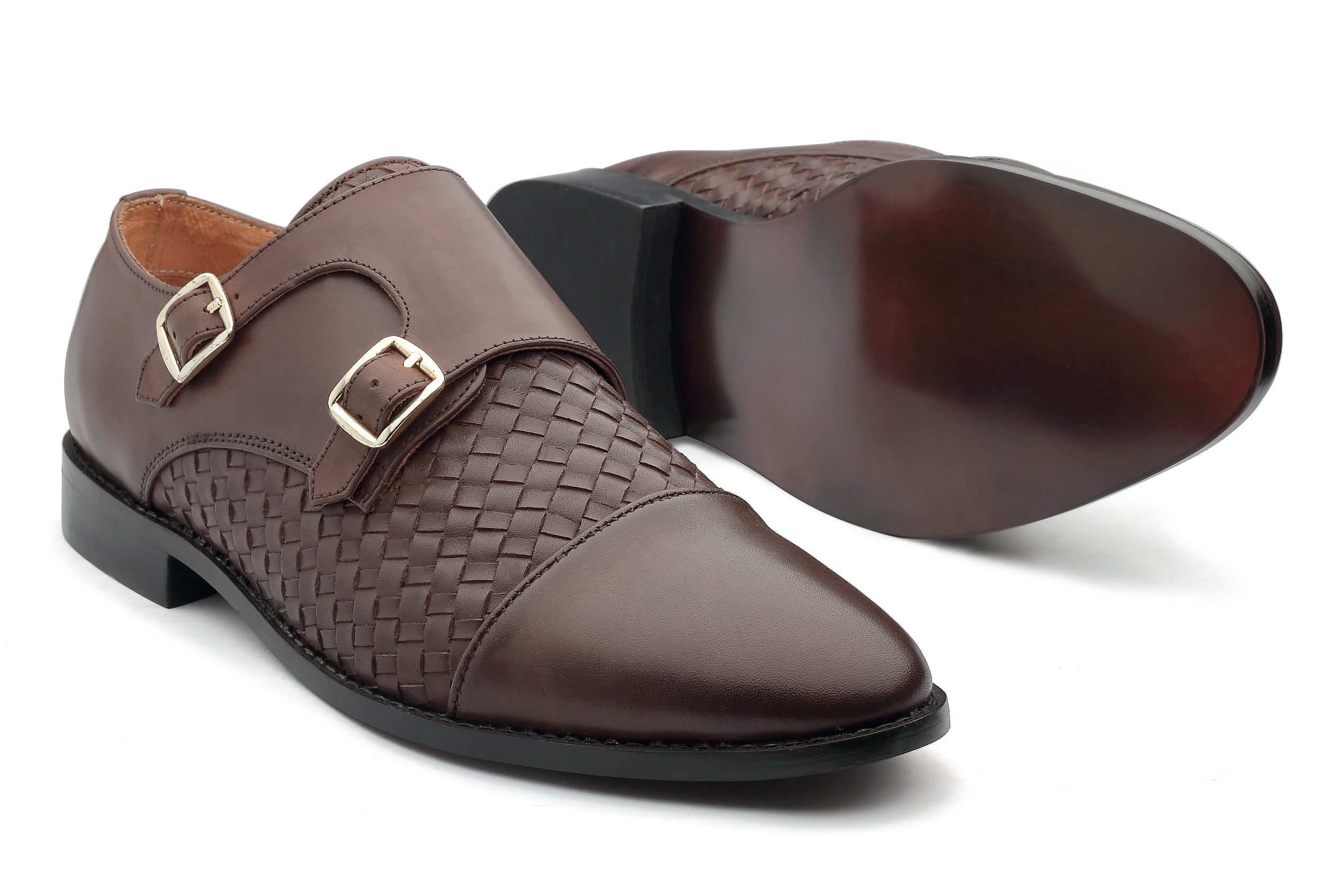 Borris Monk straps - Brown - Dapperfeet