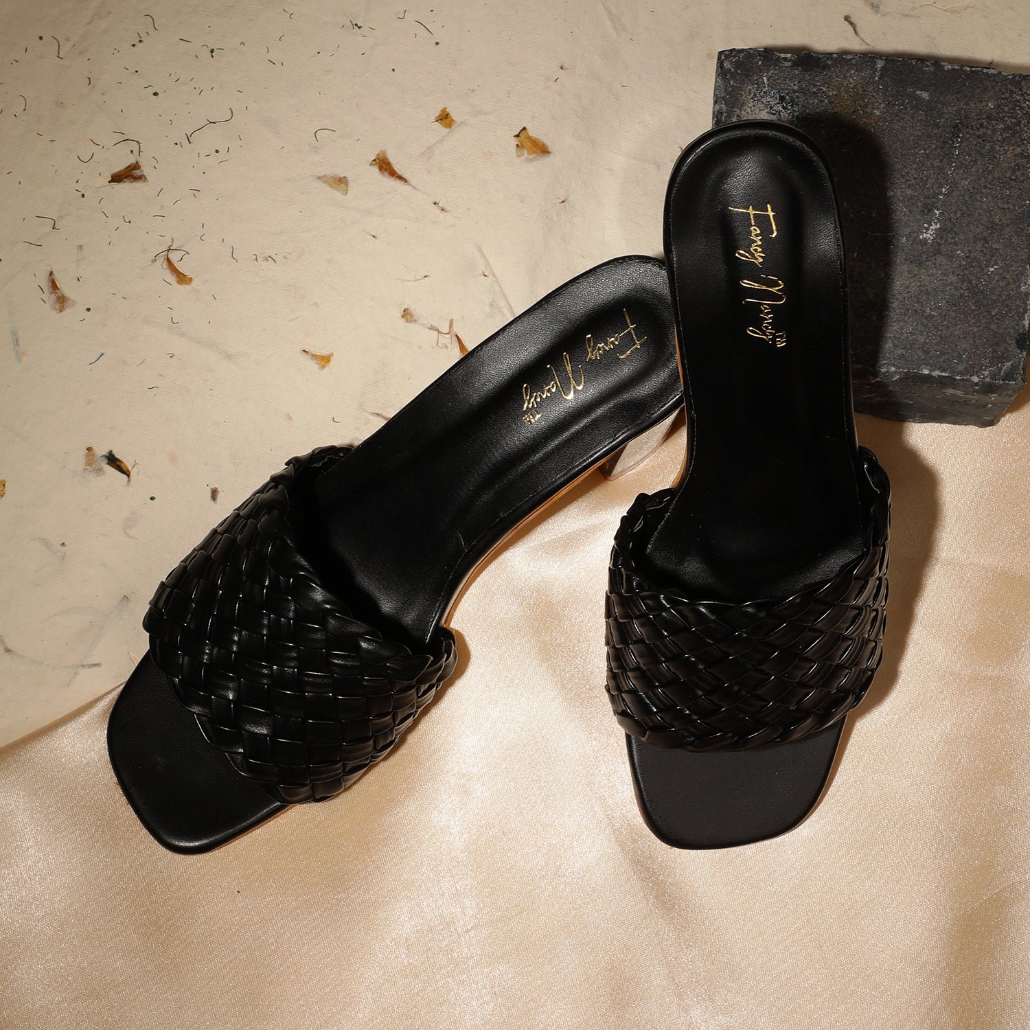 Braided Sandals - Black
