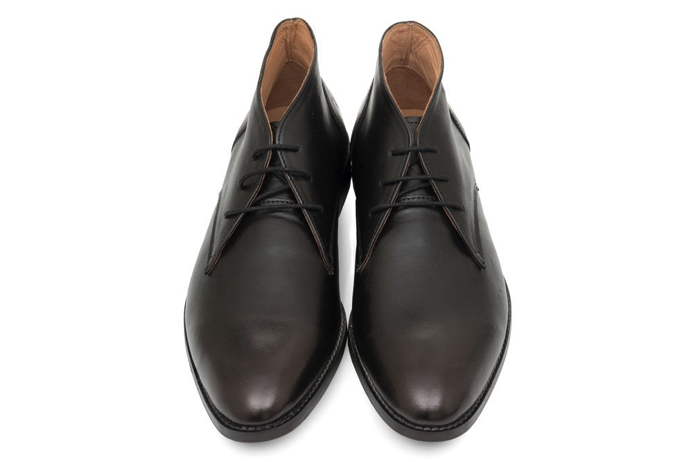 Dimitri Chukka Boots - Black - Dapperfeet