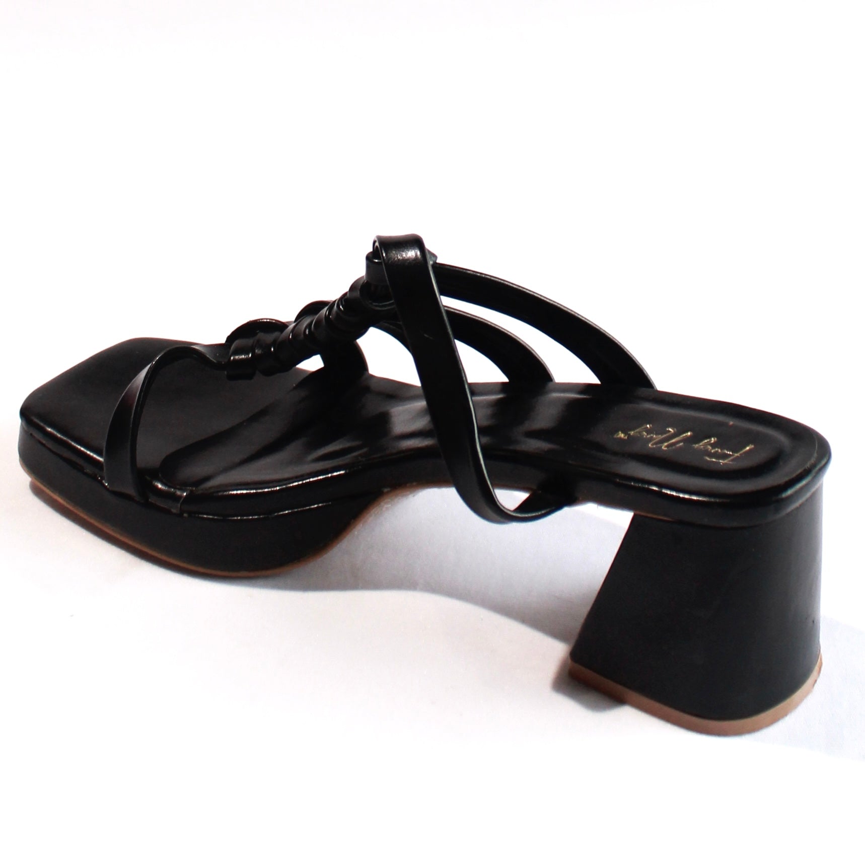 Strappy Platform - Black