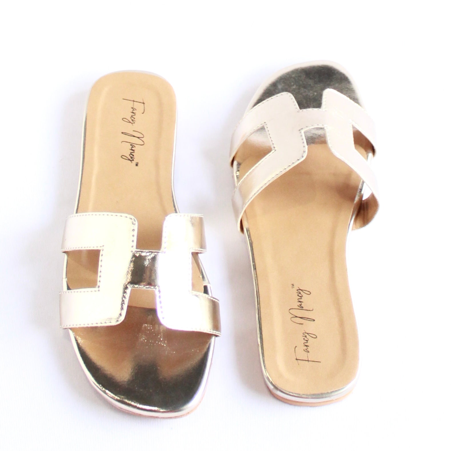 H Style Flats - Golden