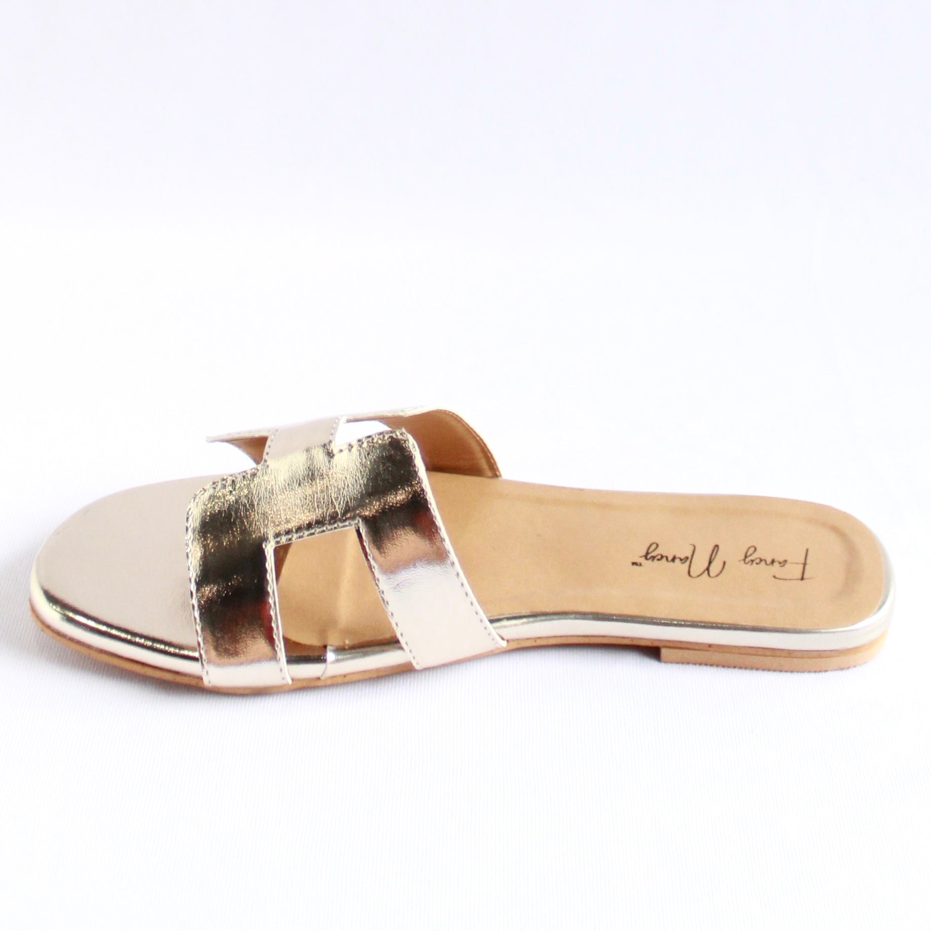 H Style Flats - Golden