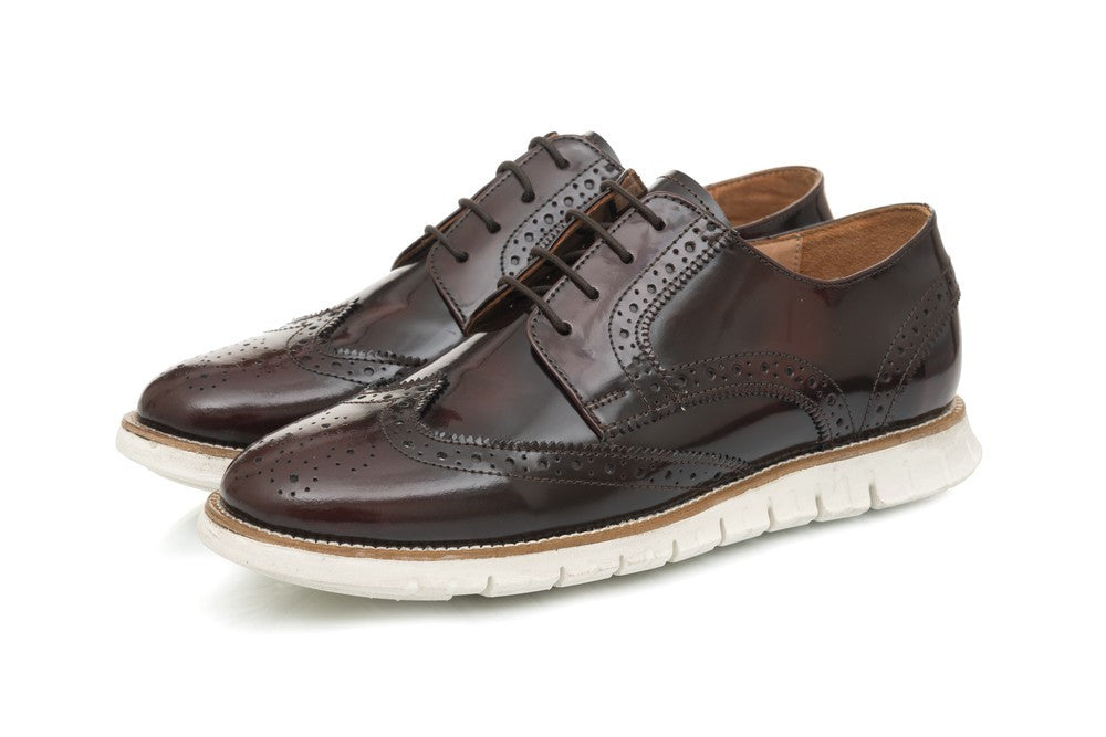 Lorenzo Brogues - Oxblood - Dapperfeet