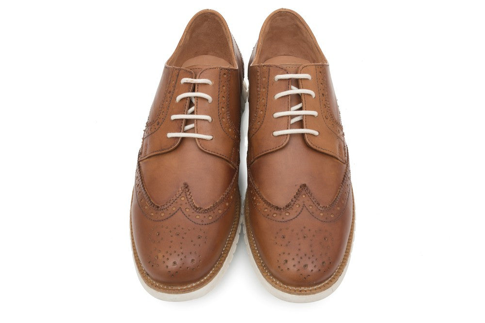 Lorenzo Brogues - Tan - Dapperfeet