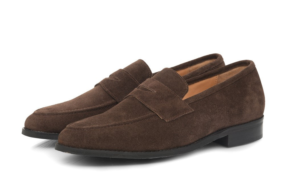 Rodio Suede Loafers - Brown - Dapperfeet