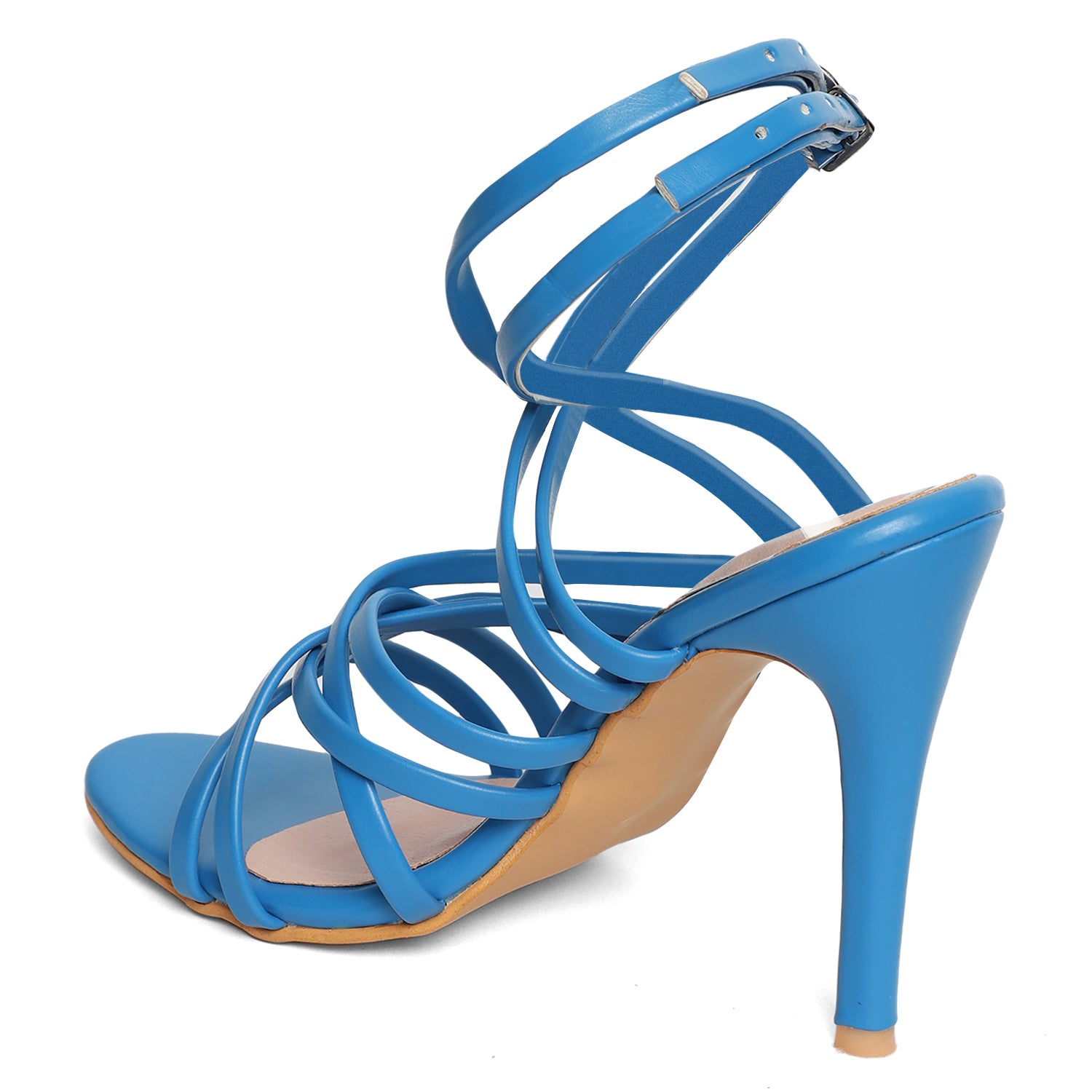 Strappy Tie Ups - Blue