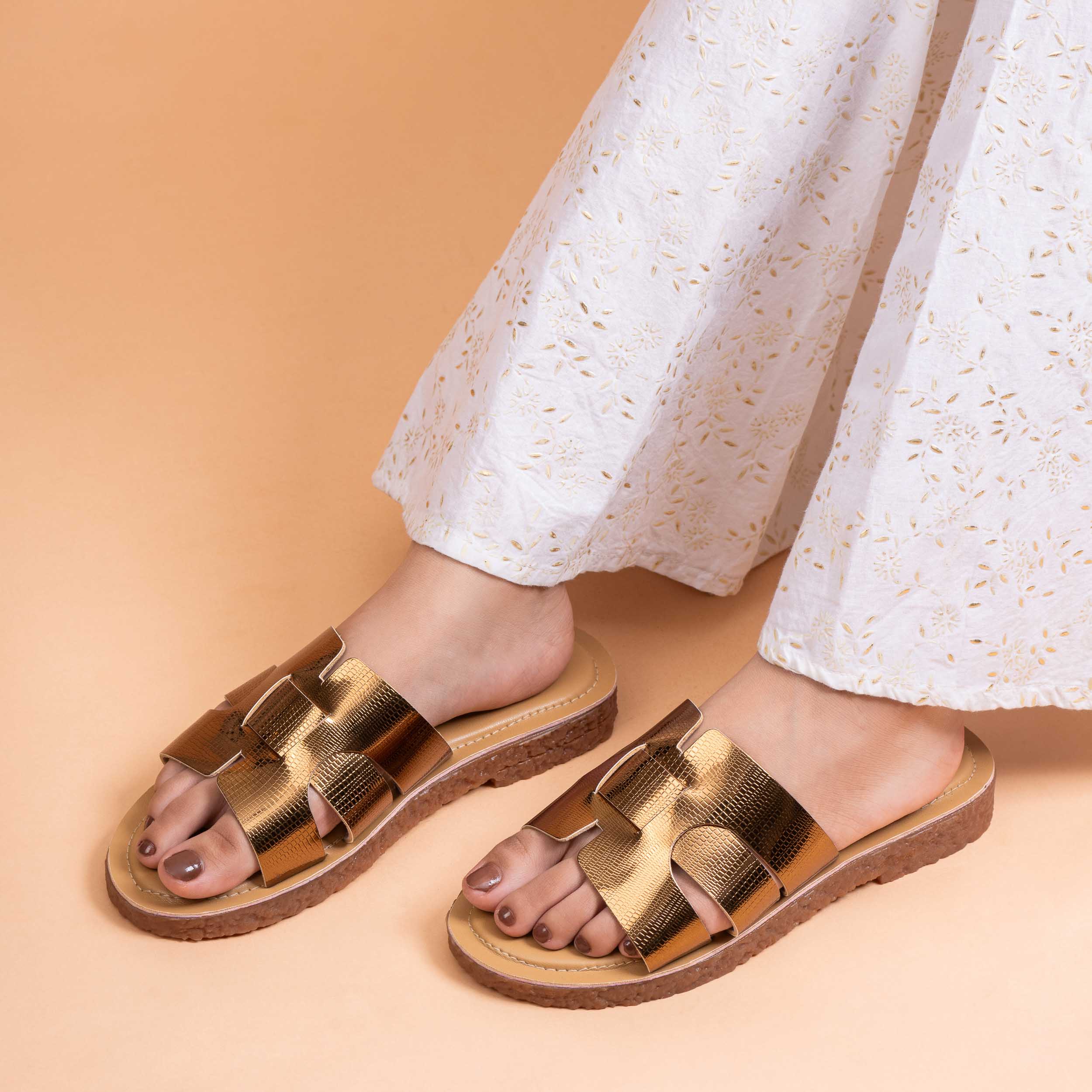 H Strap Flats-Copper