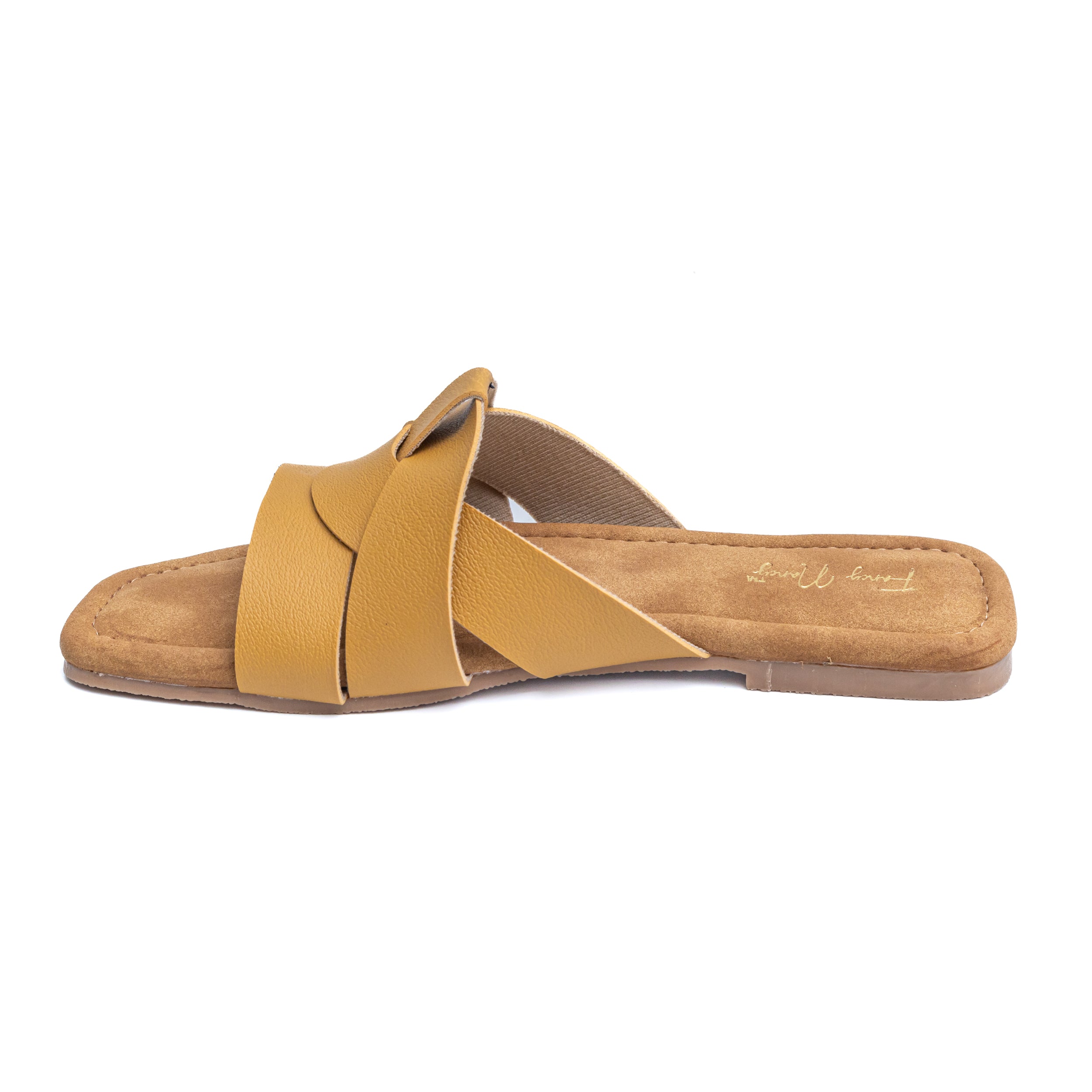 Criss Cross Flats - Mustard