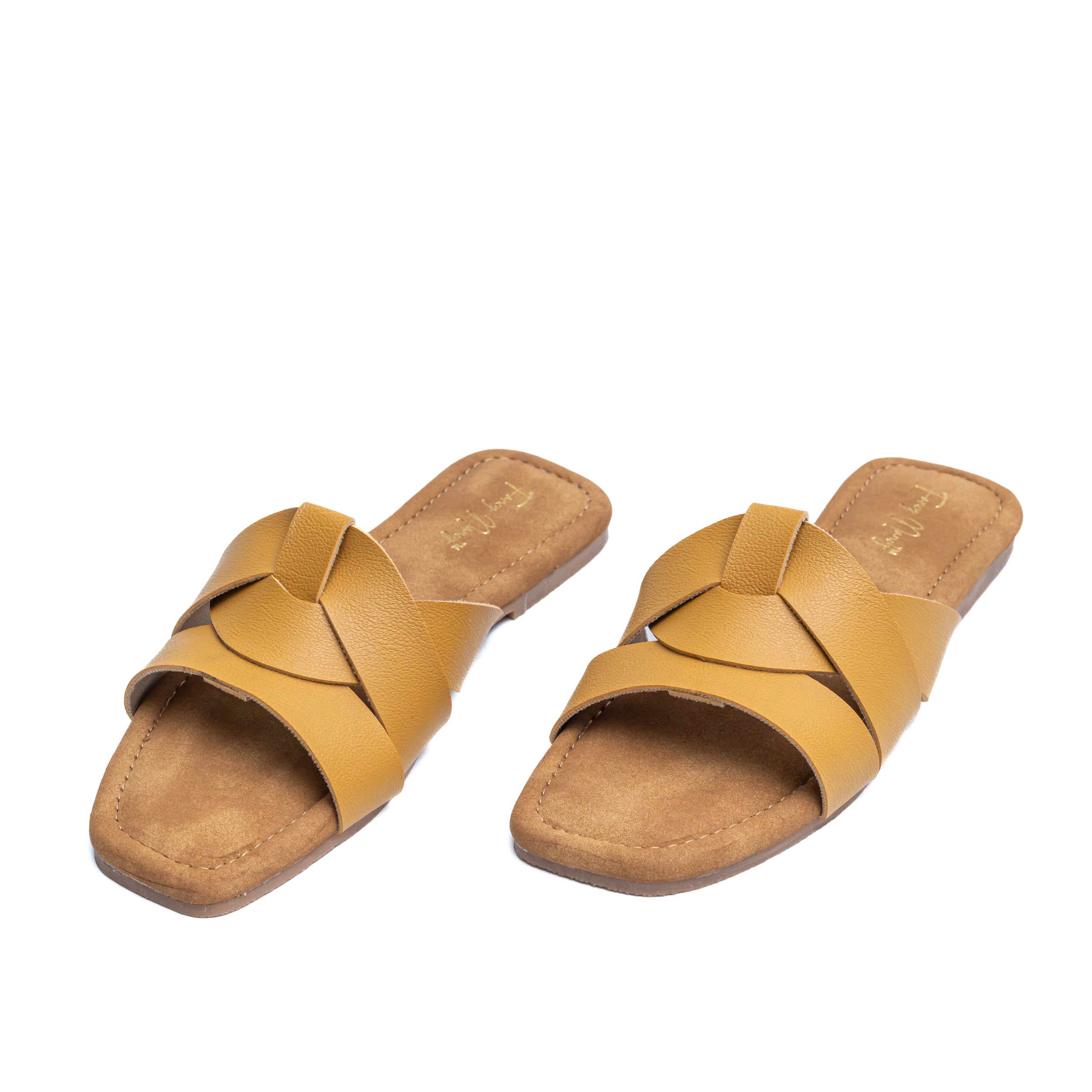 Criss Cross Flats - Mustard