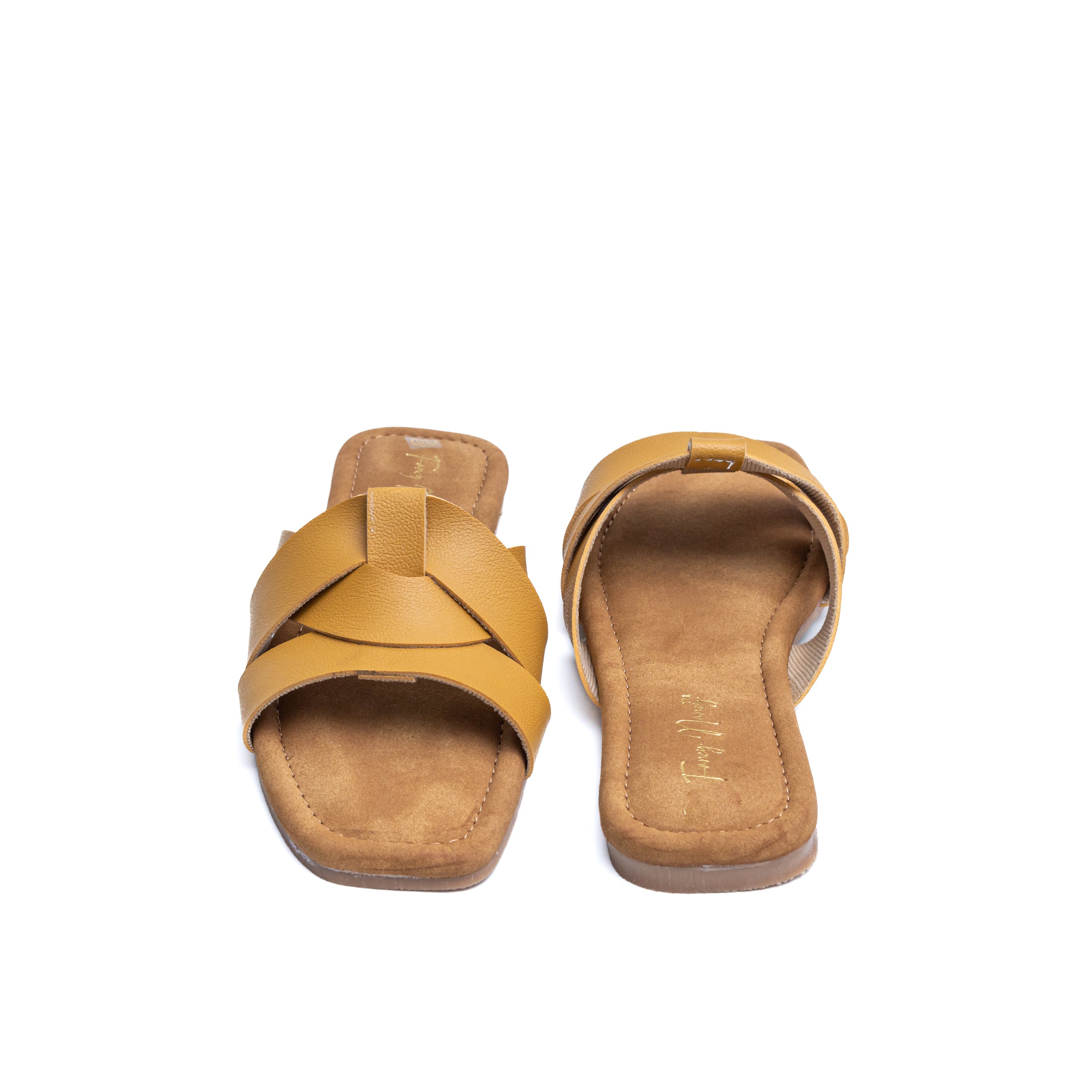 Criss Cross Flats - Mustard