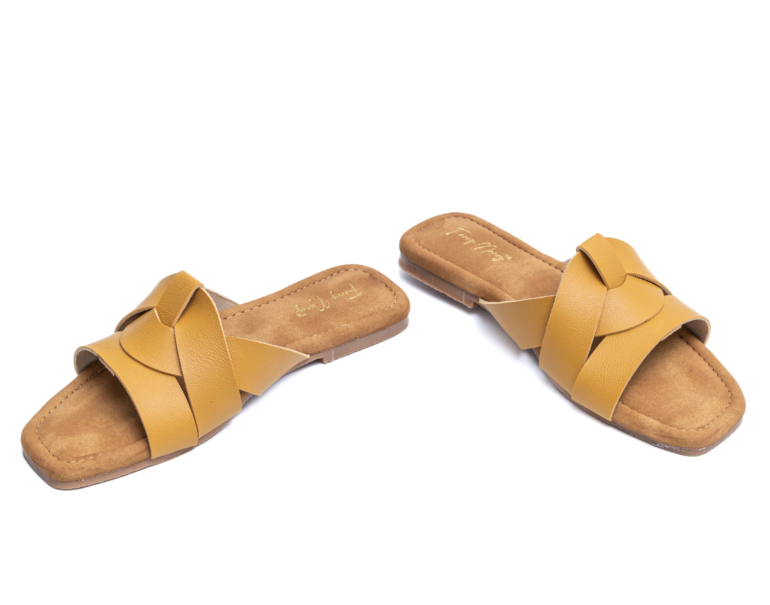 Criss Cross Flats - Mustard