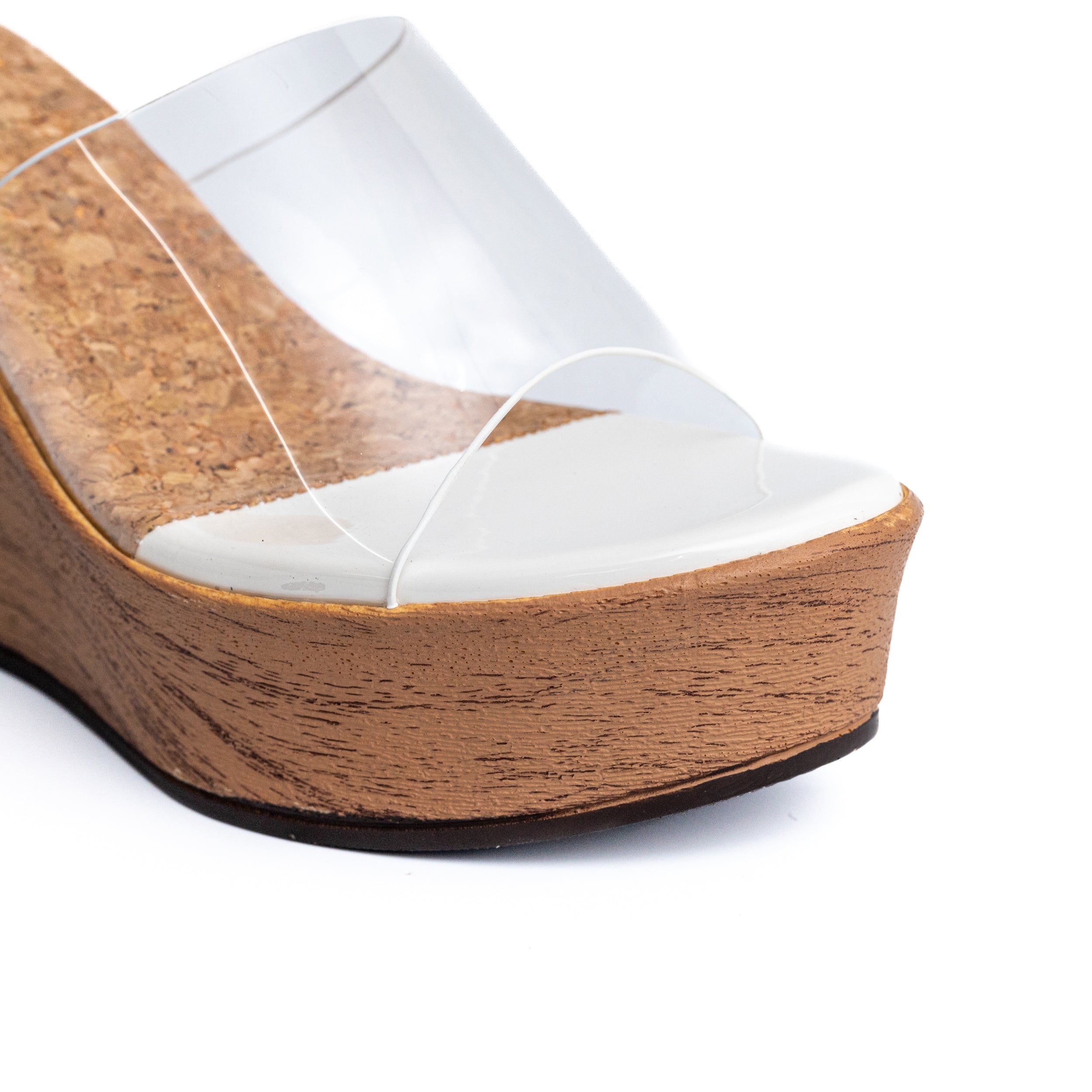 Transy Wedges - White