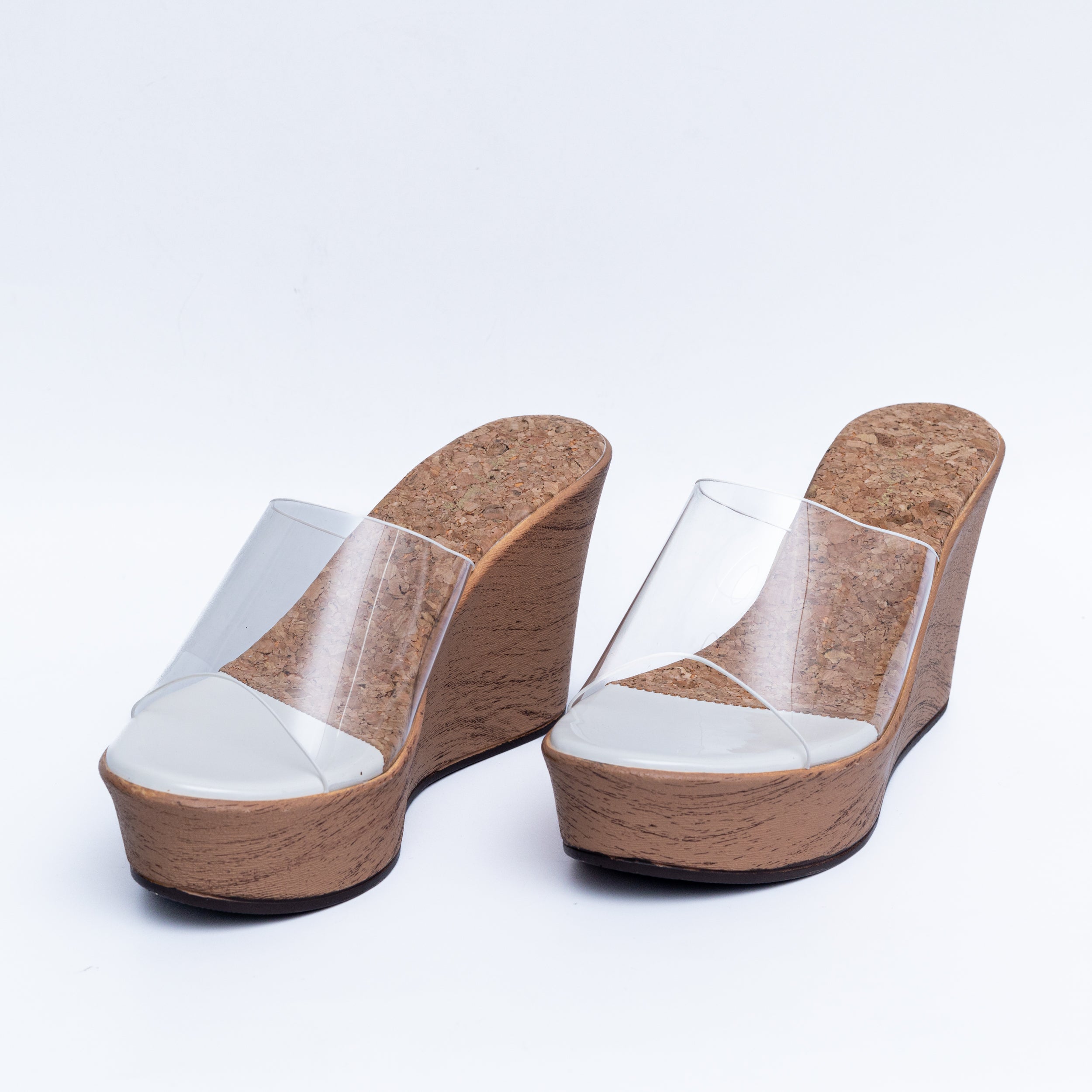 Transy Wedges - White