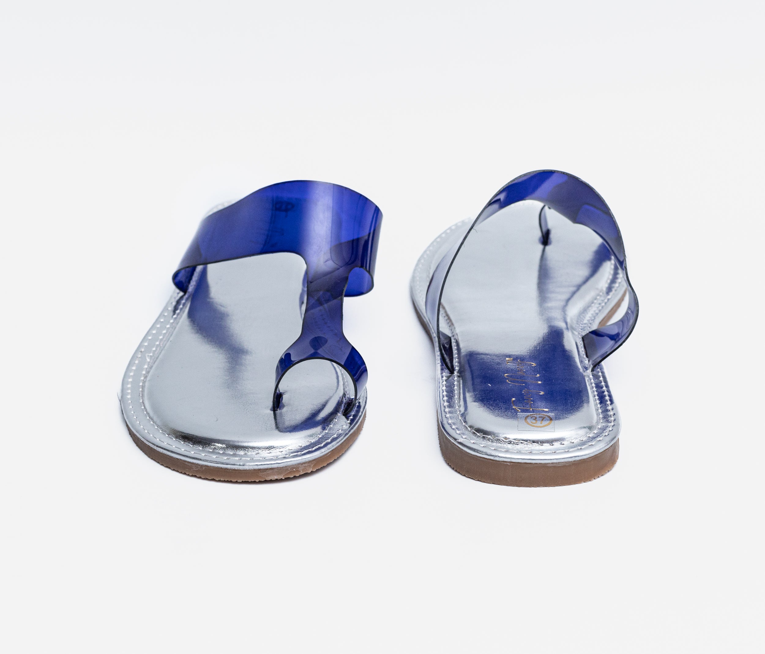 Transparent Flats - Blue