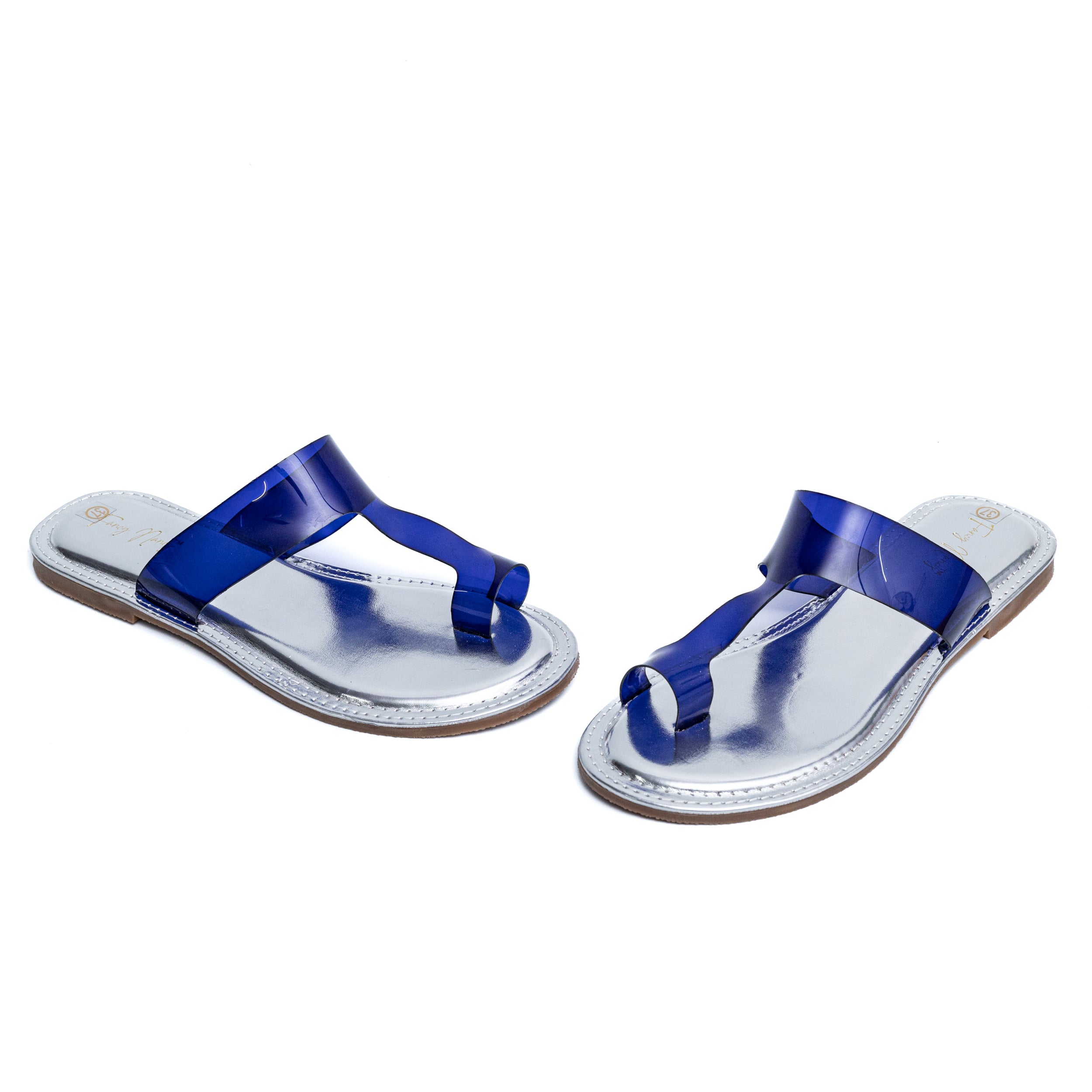 Transparent Flats - Blue