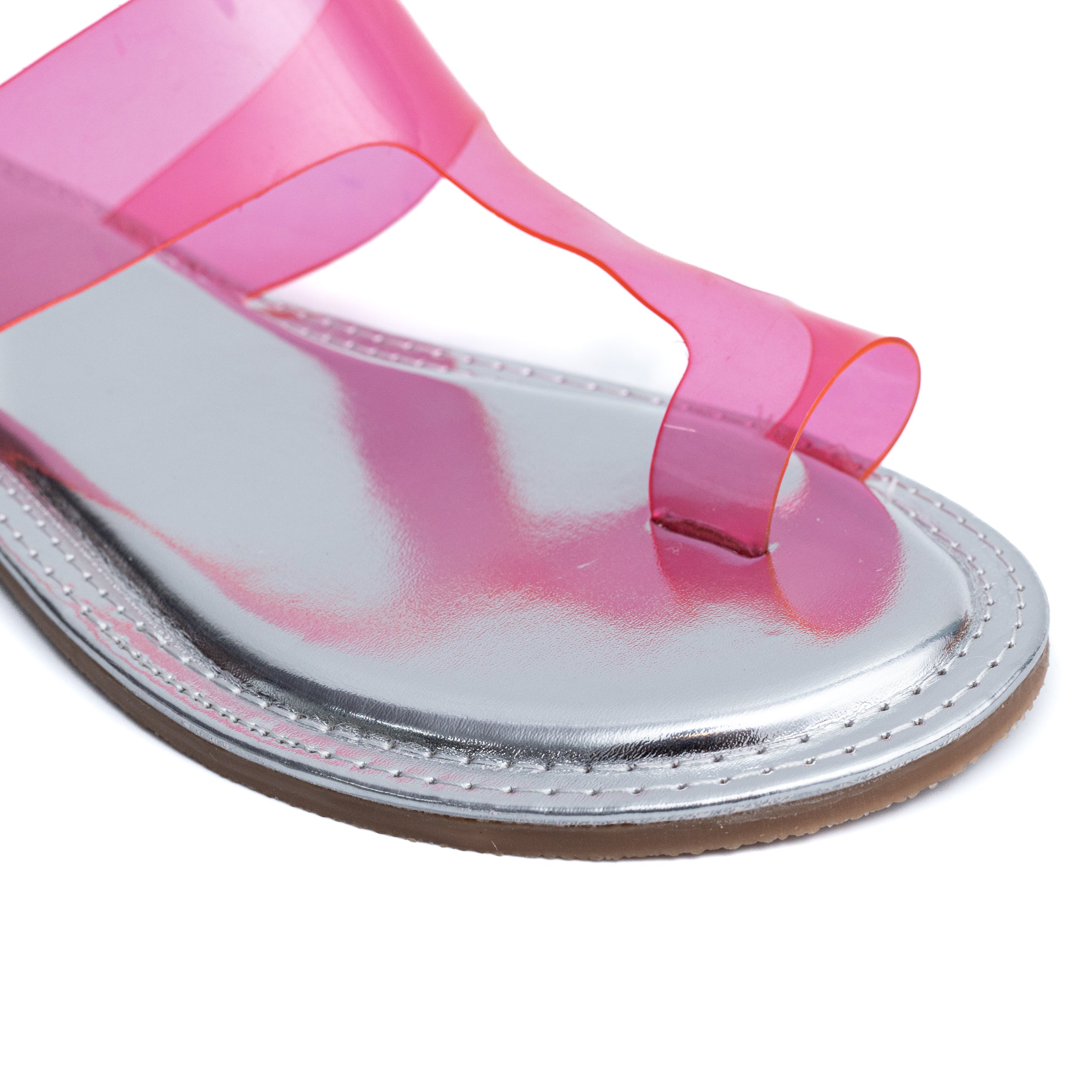 Transparent Flats - Pink