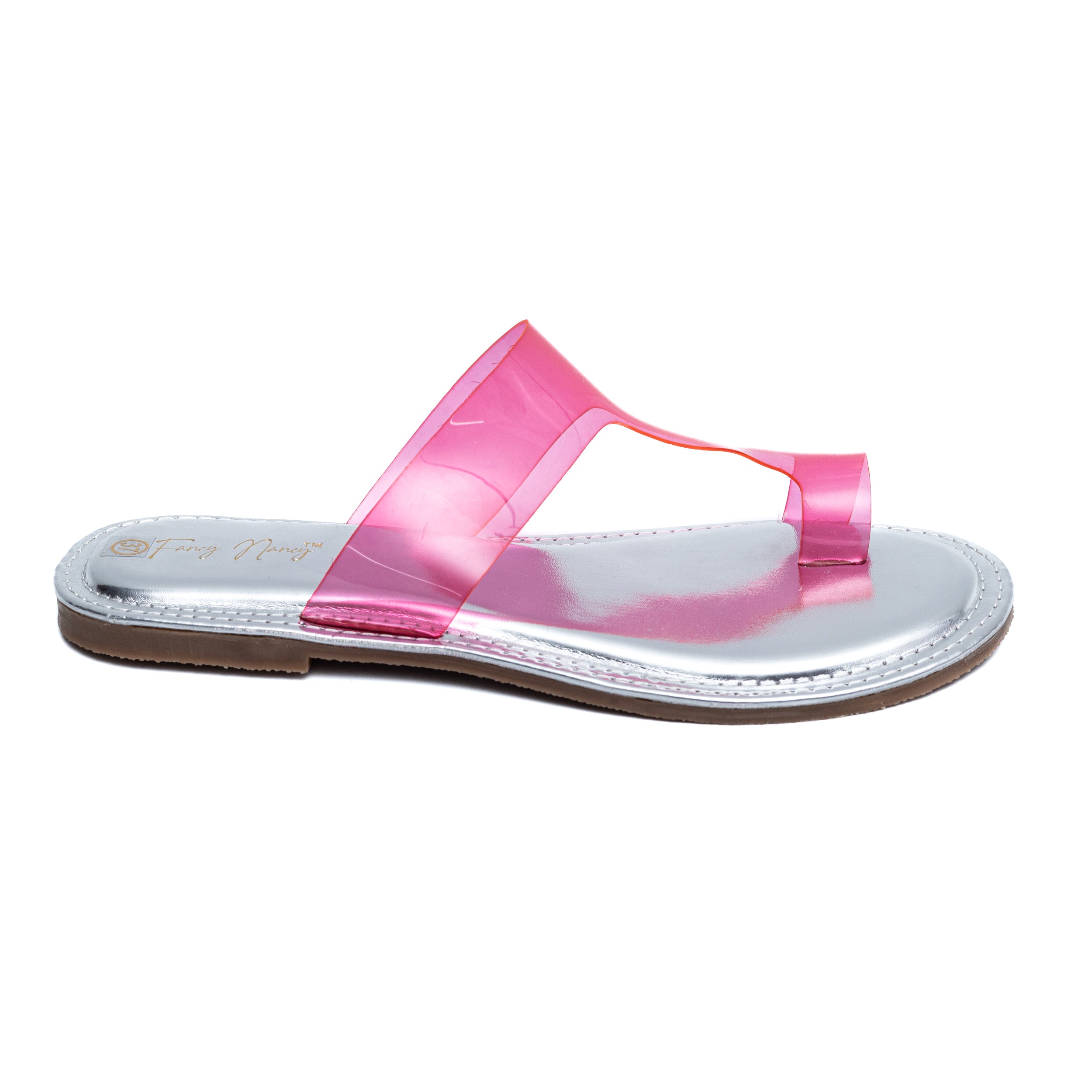 Transparent Flats - Pink