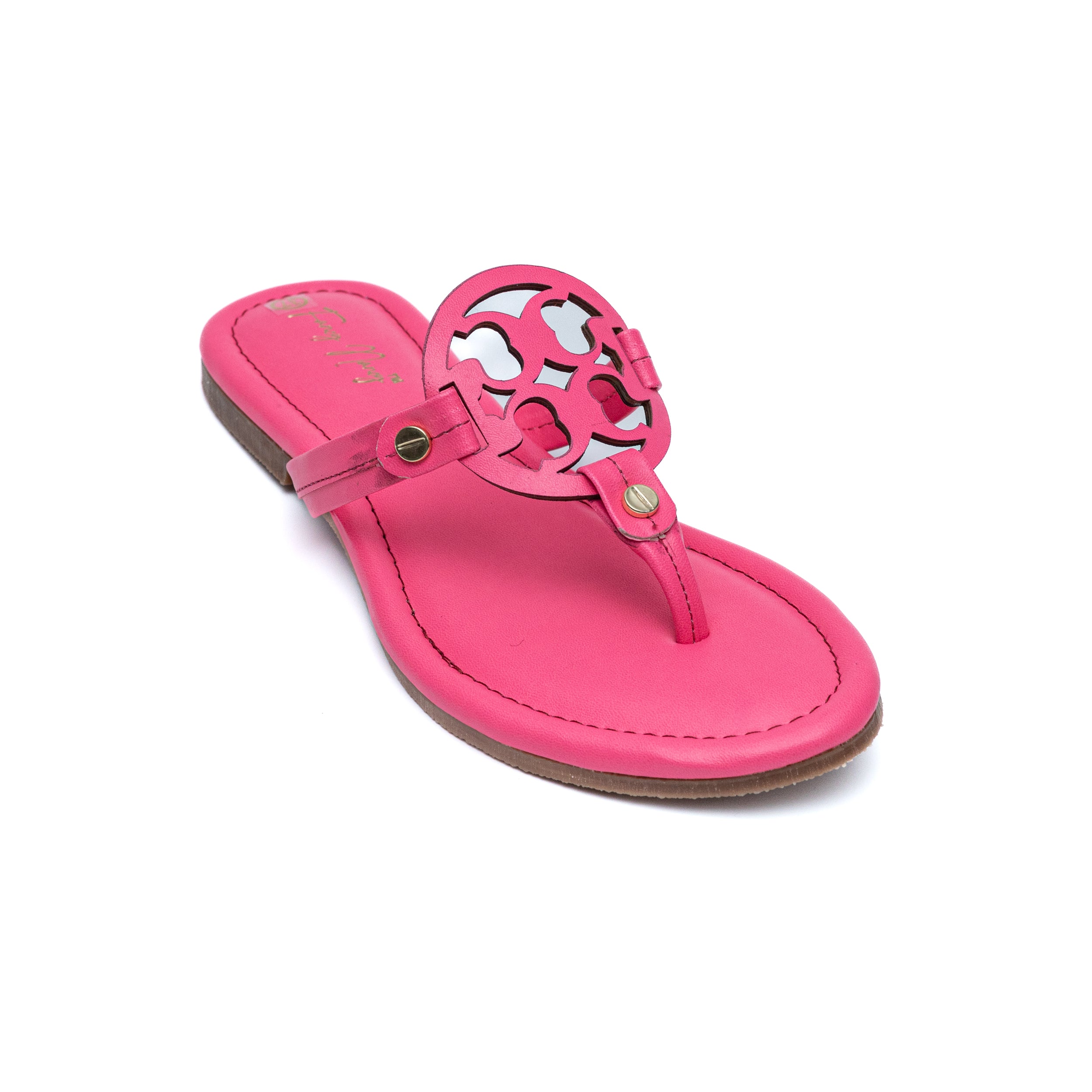 T Shape Flats - Pink