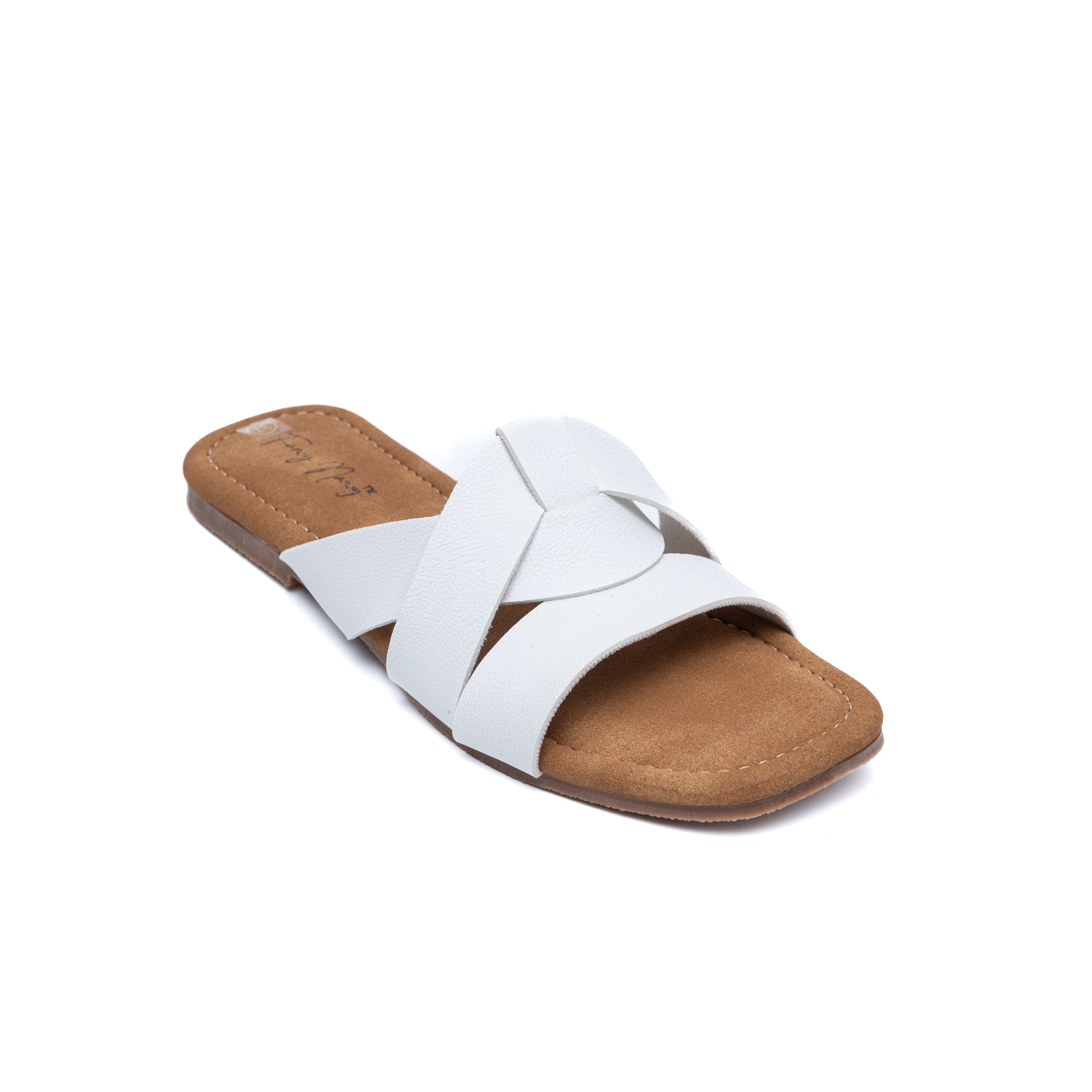 Criss Cross Flats - White