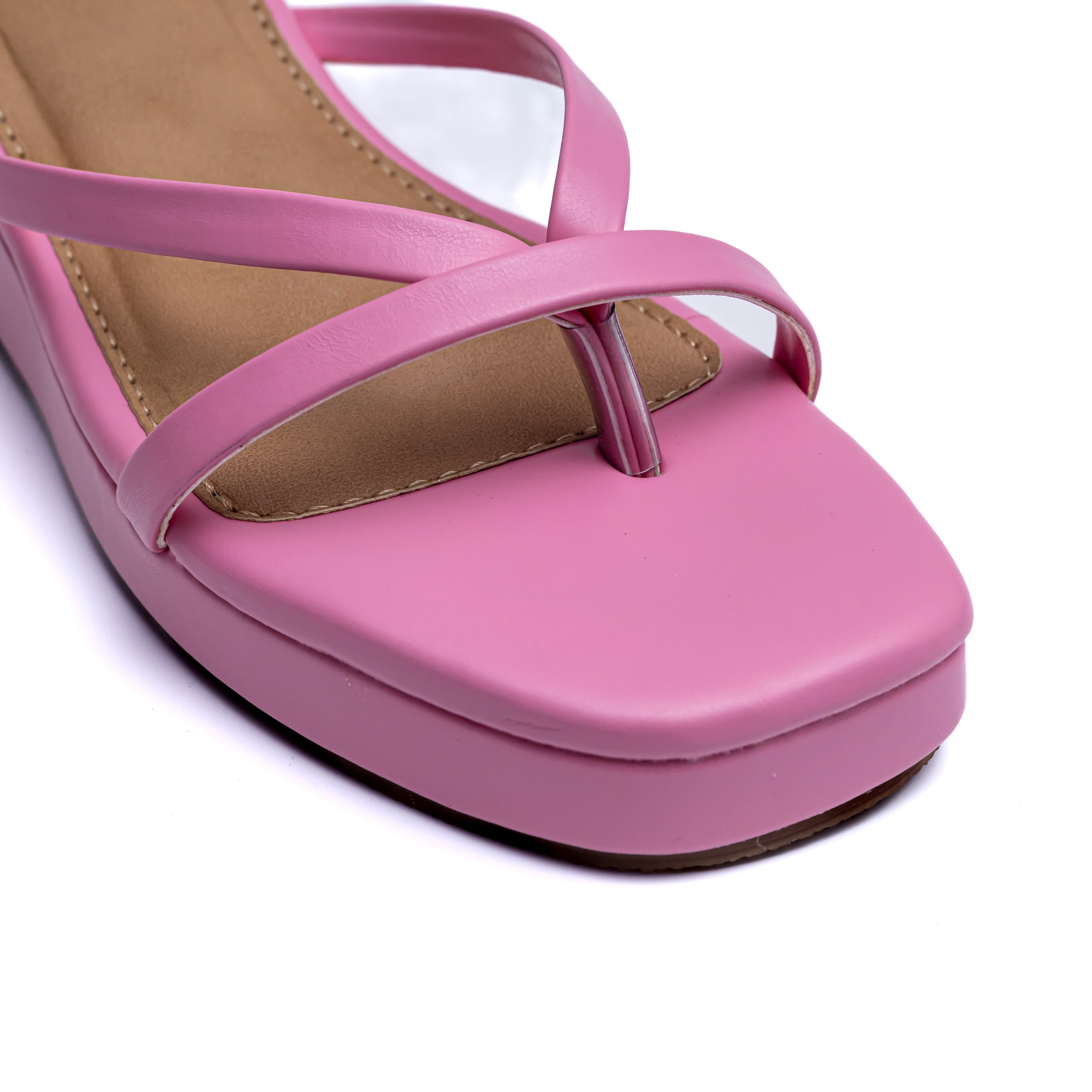 STRAPPY PLATFORM-PINK