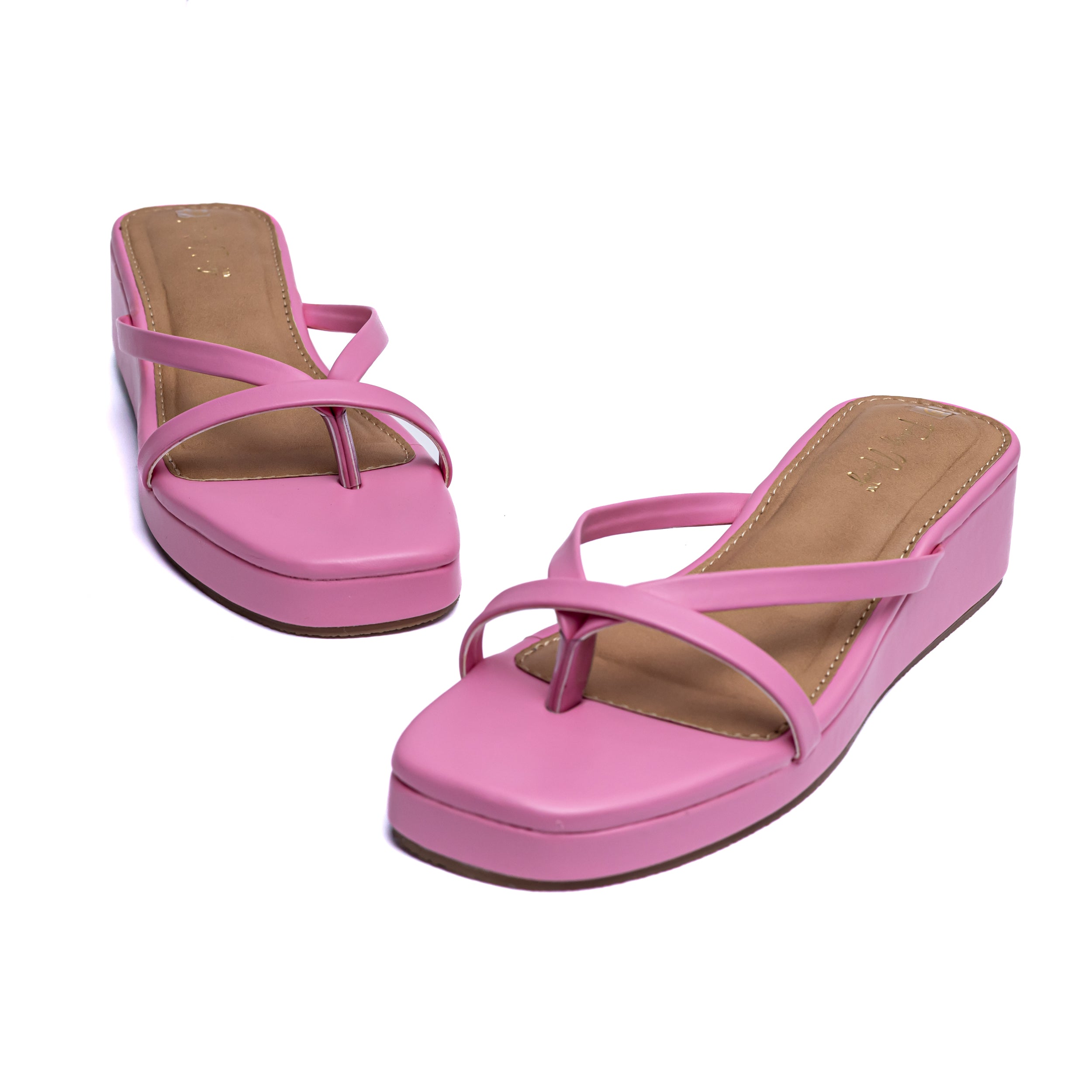 STRAPPY PLATFORM-PINK