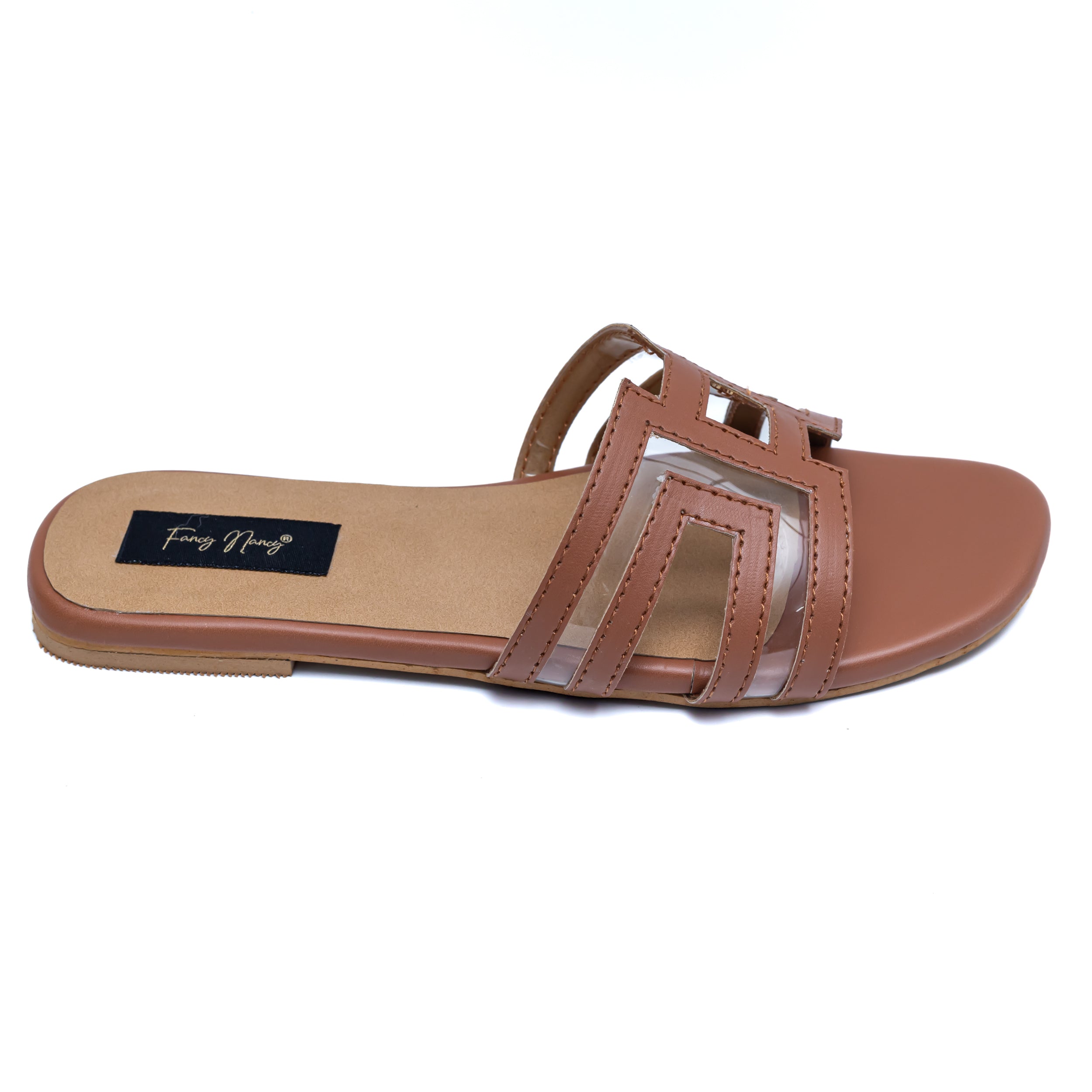 Transy Detail H Flats - Tan