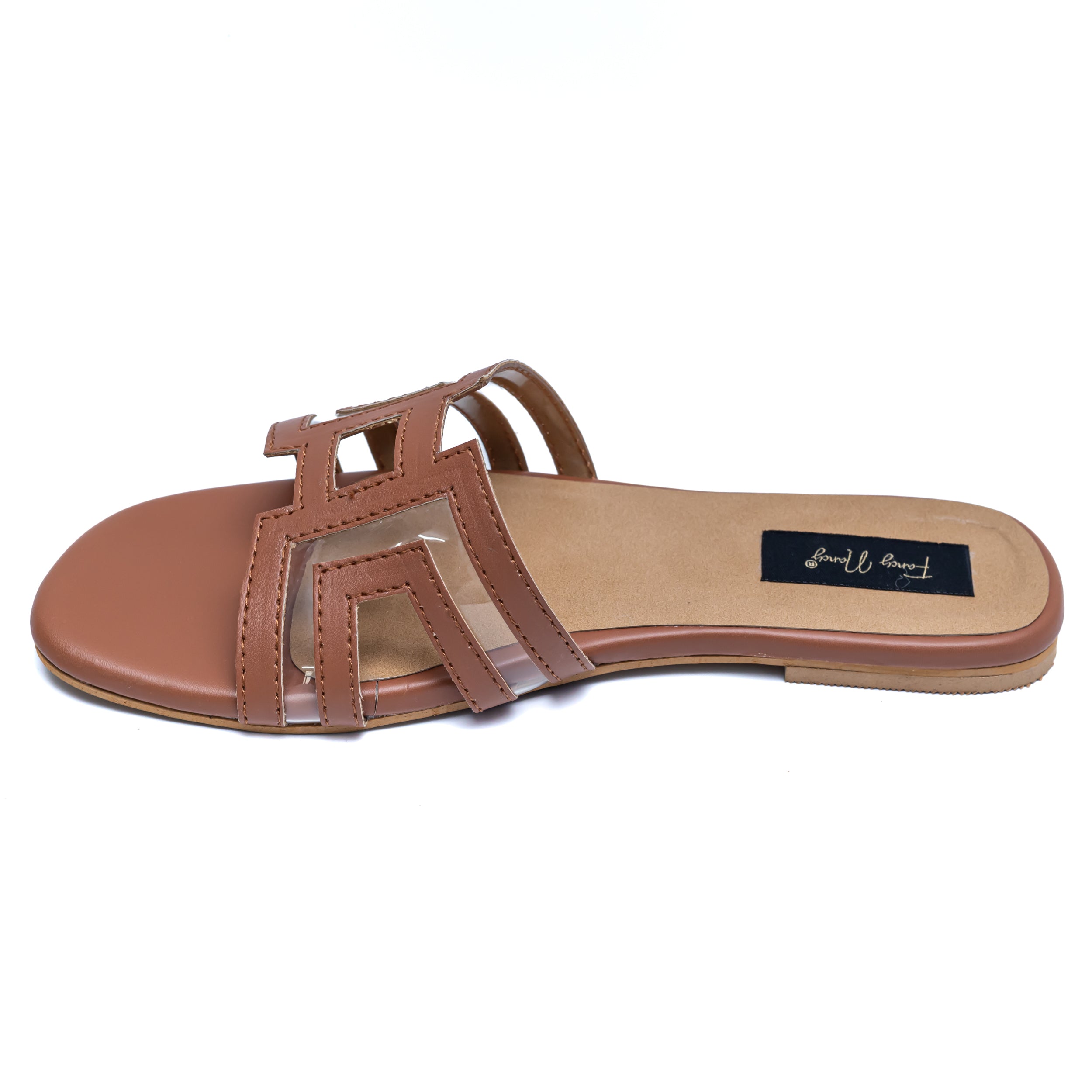 Transy Detail H Flats - Tan