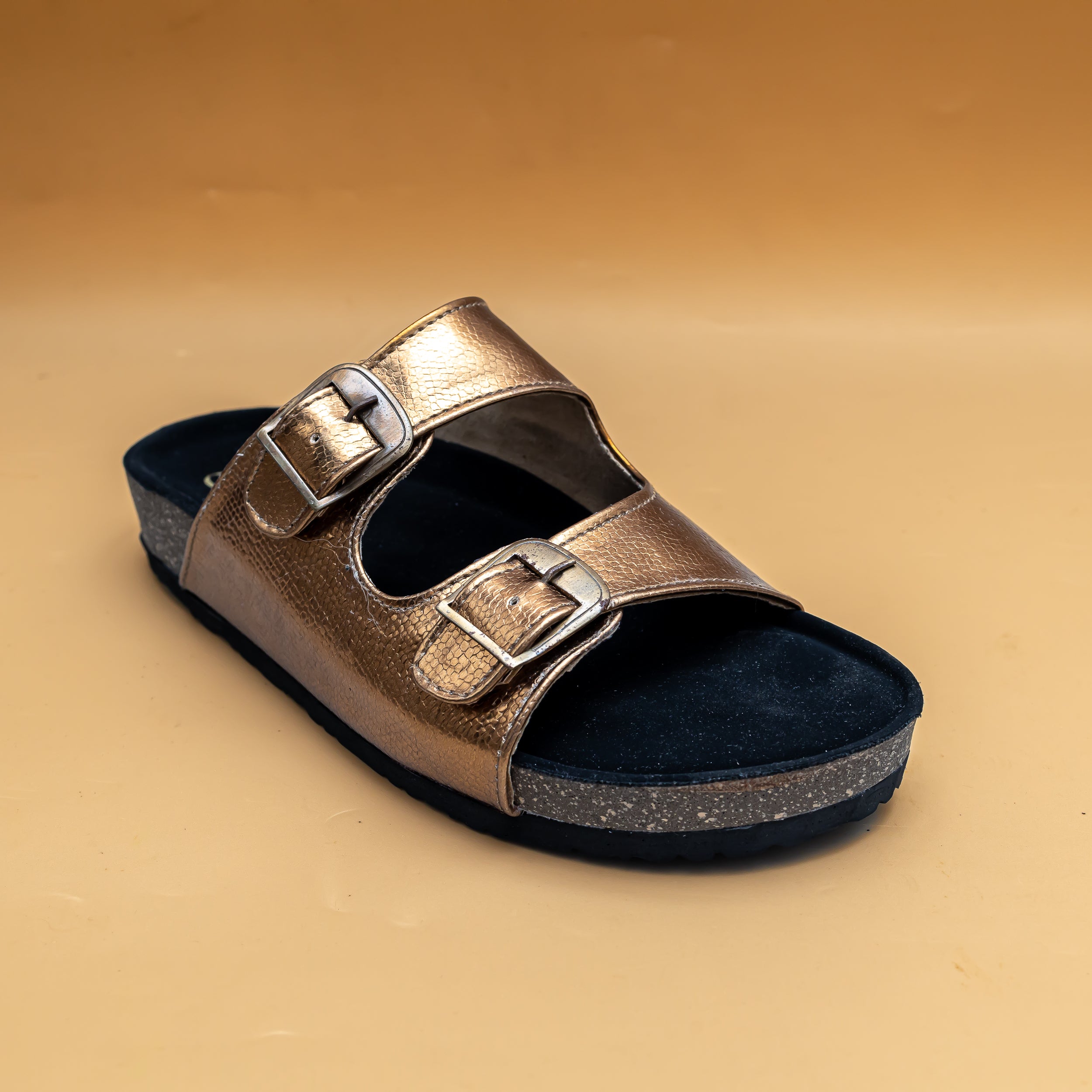 Metallic Buckle Sliders - Copper