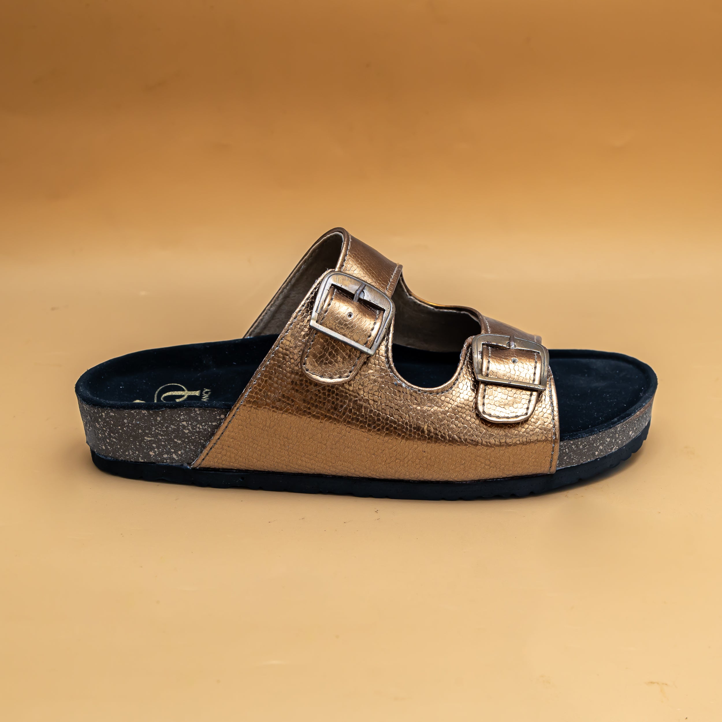 Metallic Buckle Sliders - Copper