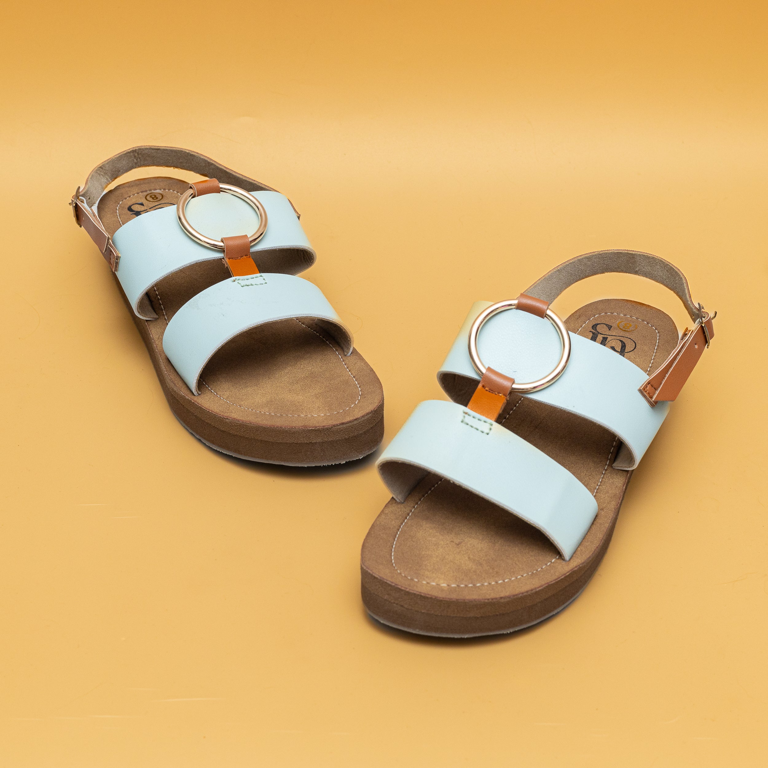 Softy Sandals - Teal Blue