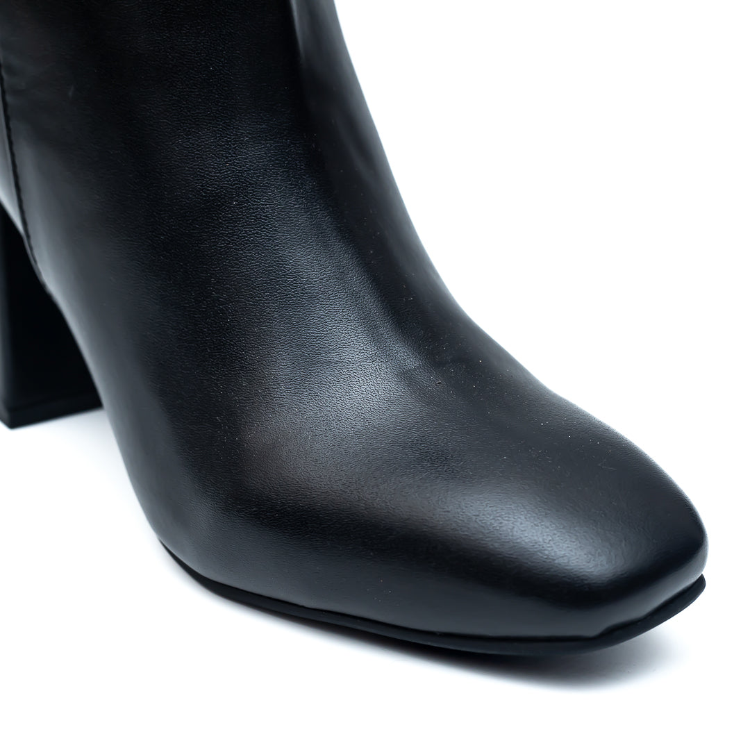 Ankle Length Boots - Black