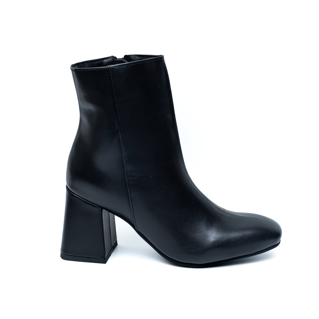 Ankle Length Boots - Black