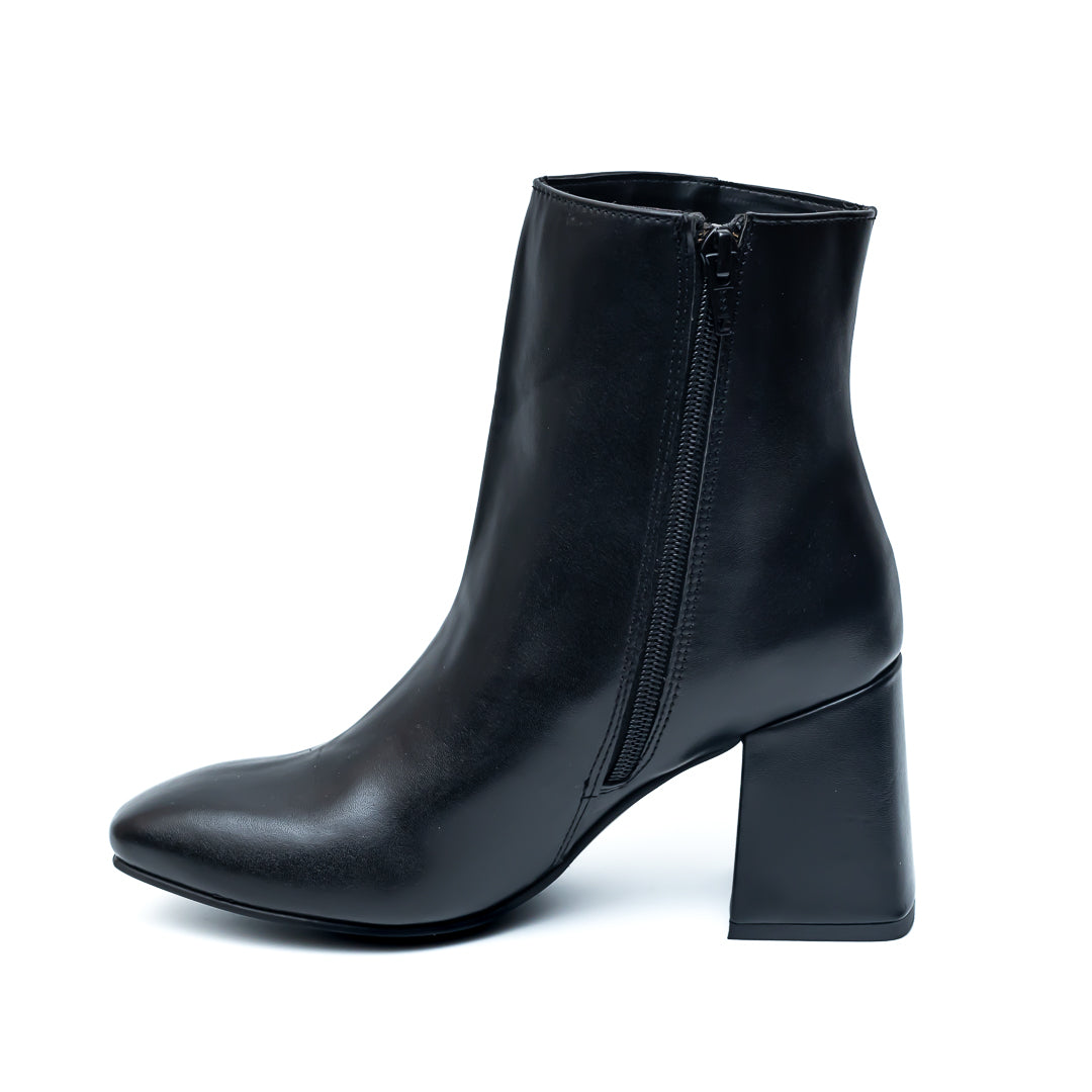 Ankle Length Boots - Black