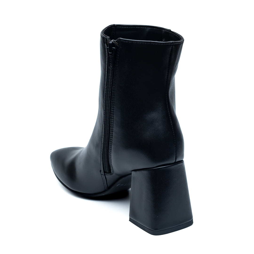 Ankle Length Boots - Black