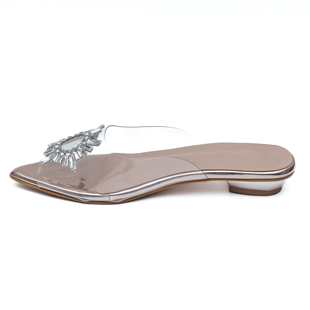 Amina Broach Flats - Rose Gold